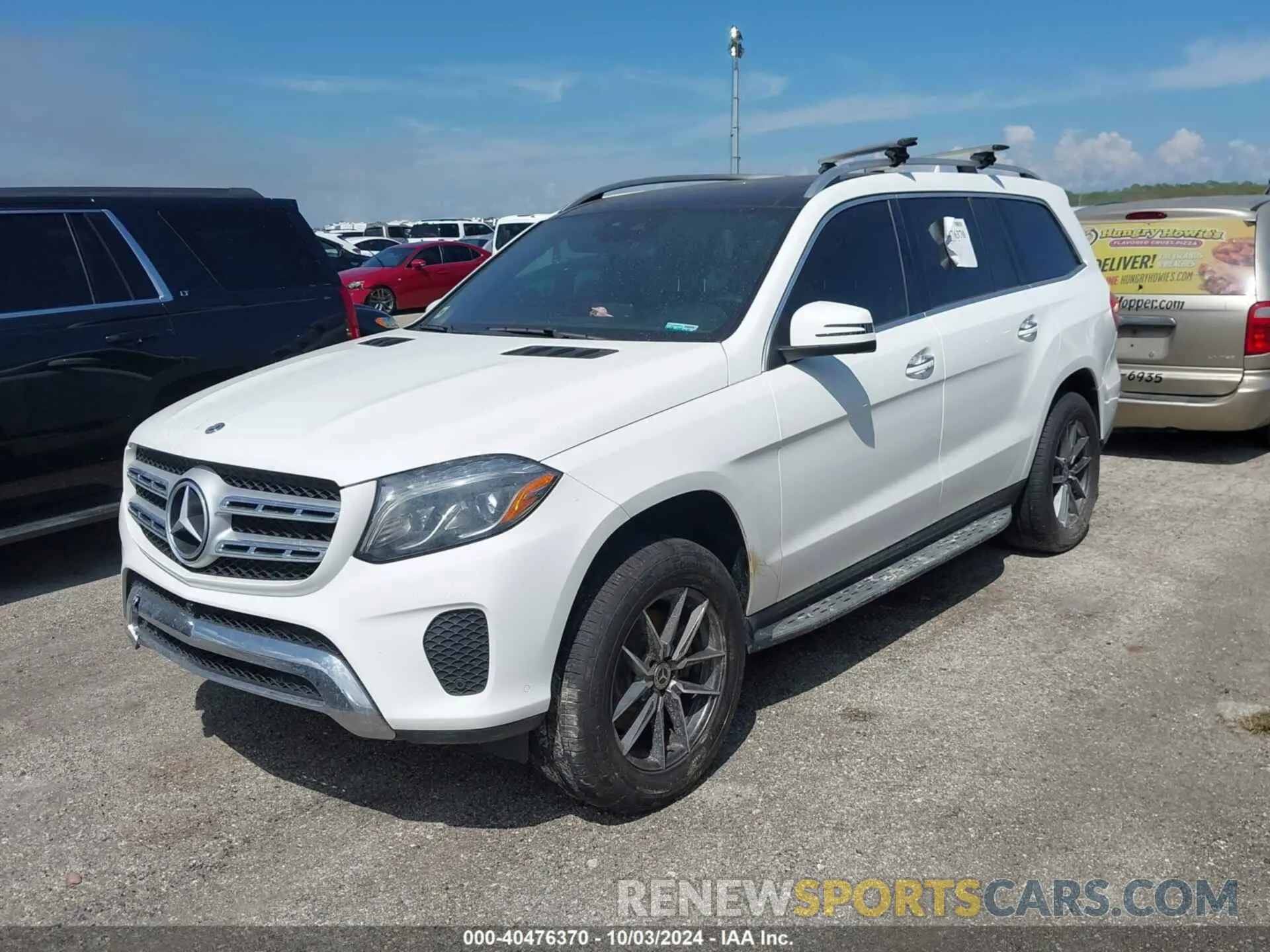 2 fotografías del automóvil dañado 4JGDF6EEXKB233779 MERCEDES-BENZ GLS 450 2019