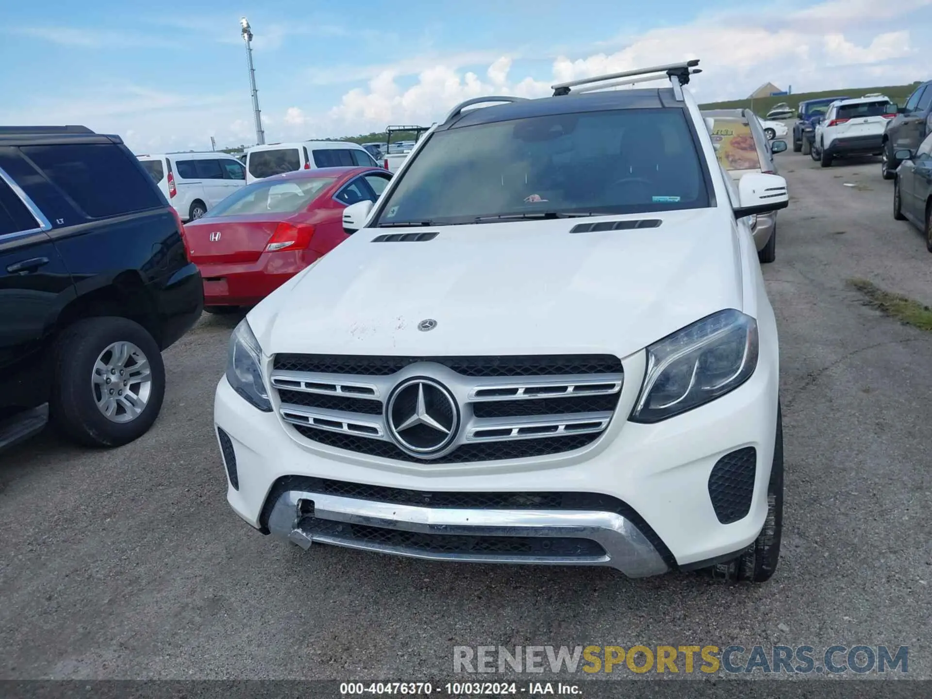 6 fotografías del automóvil dañado 4JGDF6EEXKB233779 MERCEDES-BENZ GLS 450 2019