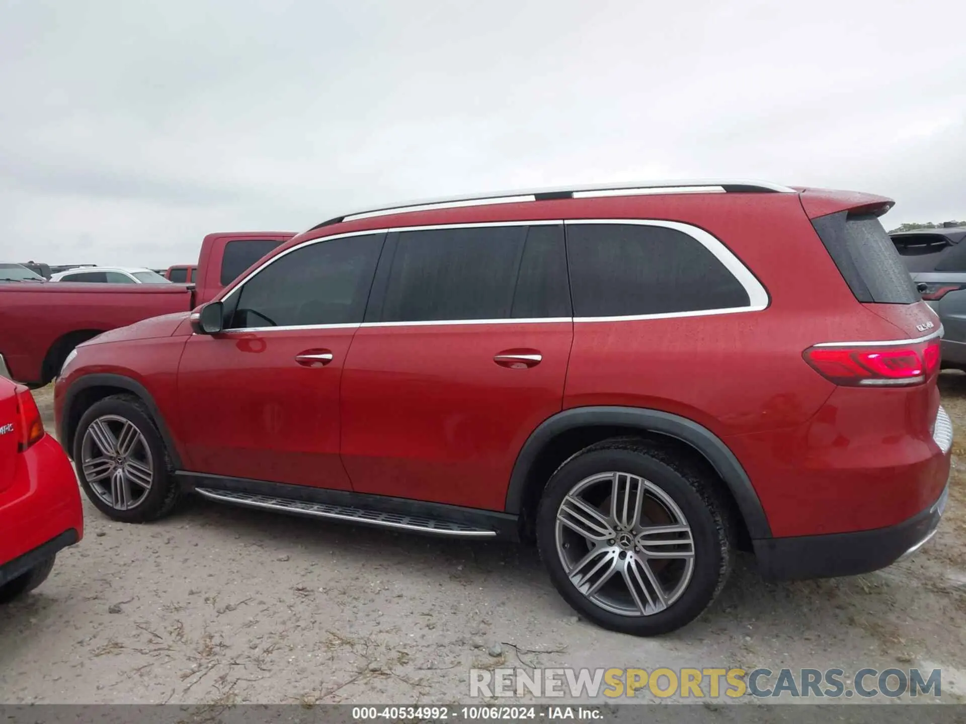 14 fotografías del automóvil dañado 4JGFF5KE2LA268203 MERCEDES-BENZ GLS 450 2020