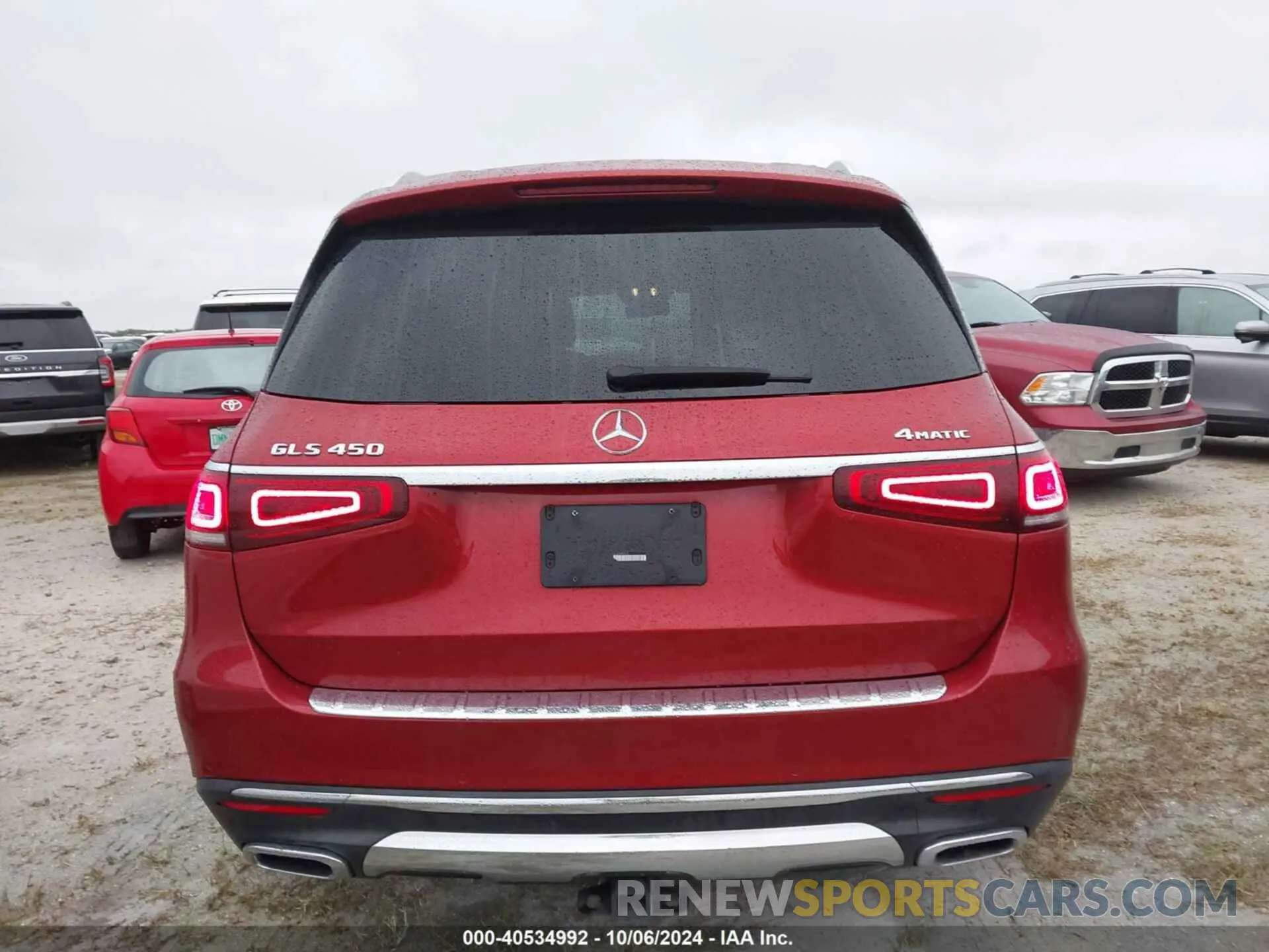 16 fotografías del automóvil dañado 4JGFF5KE2LA268203 MERCEDES-BENZ GLS 450 2020