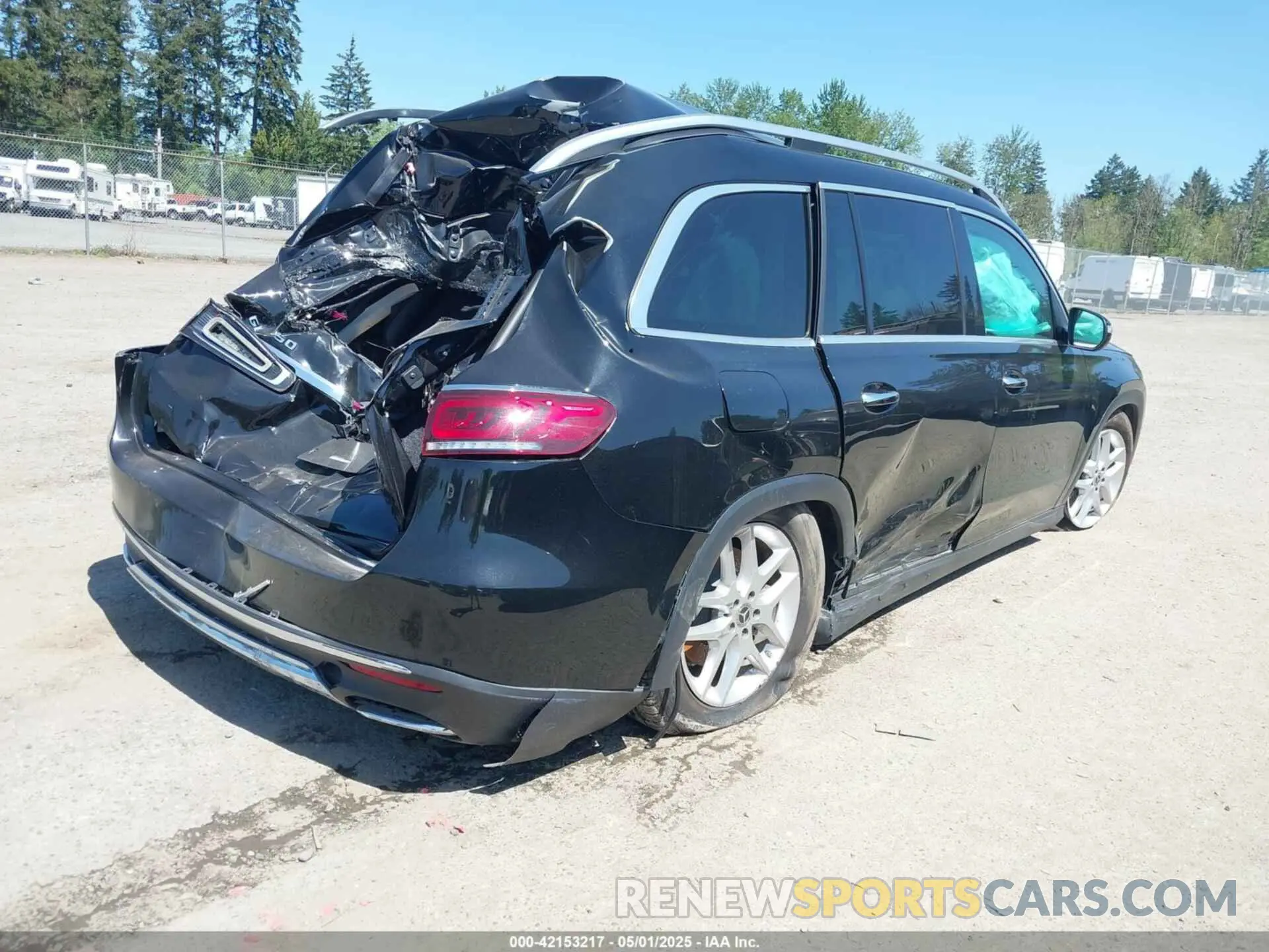 4 fotografías del automóvil dañado 4JGFF5KE4LA059562 MERCEDES-BENZ GLS 450 2020