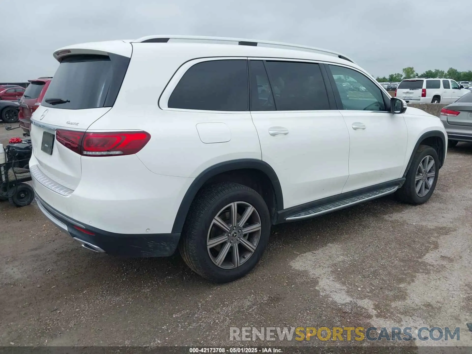 4 fotografías del automóvil dañado 4JGFF5KE5LA131319 MERCEDES-BENZ GLS 450 2020