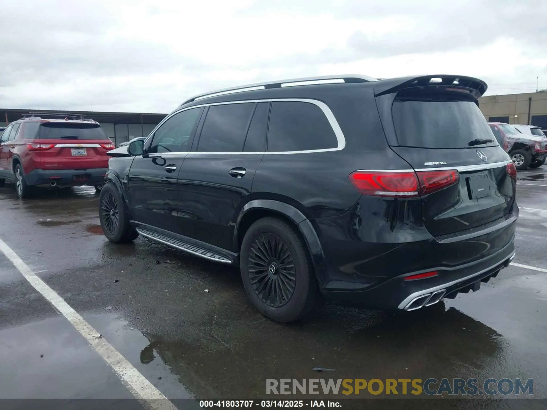 3 fotografías del automóvil dañado 4JGFF5KE7LA123979 MERCEDES-BENZ GLS 450 2020