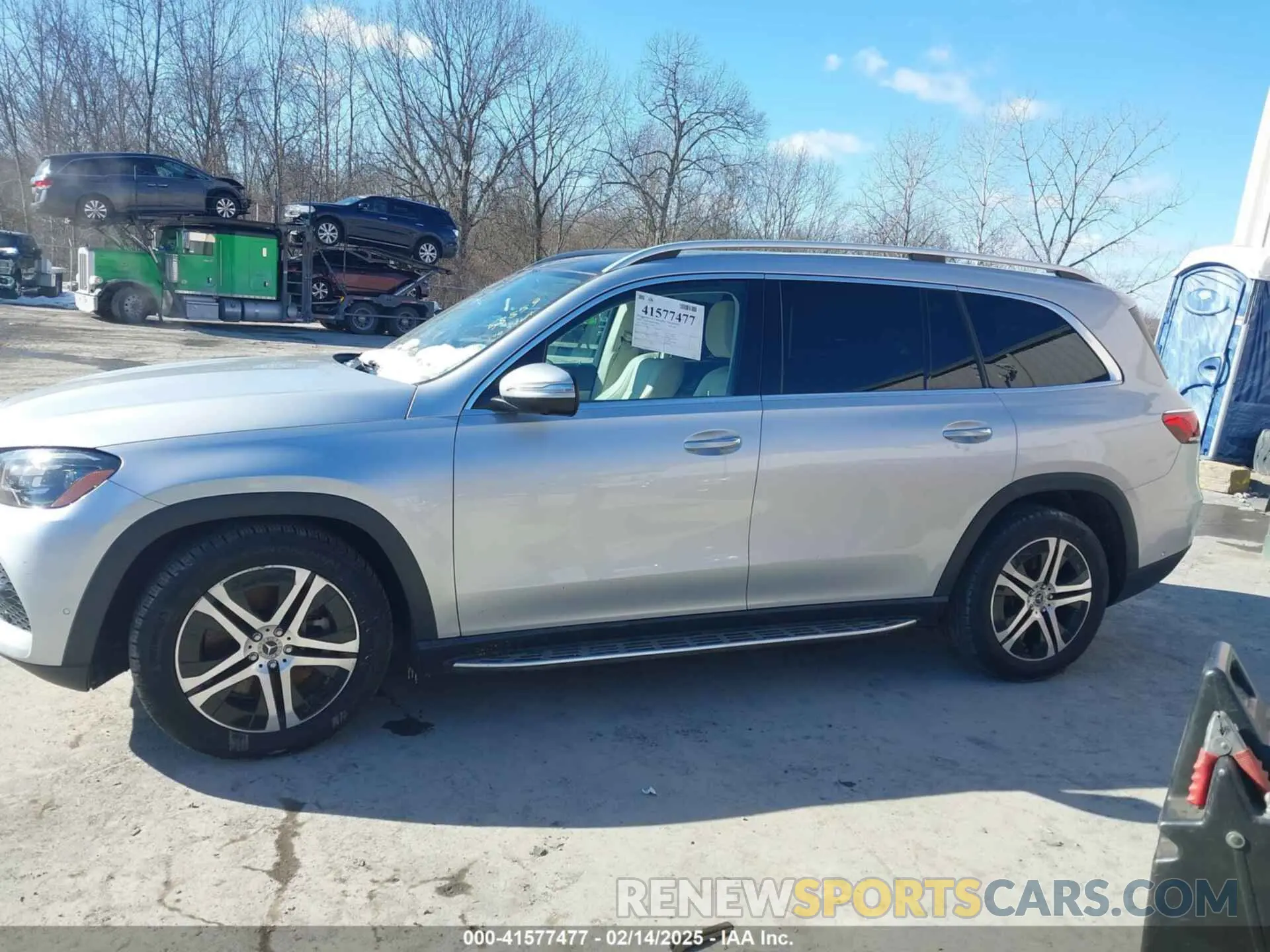 14 fotografías del automóvil dañado 4JGFF5KE7LA187357 MERCEDES-BENZ GLS 450 2020
