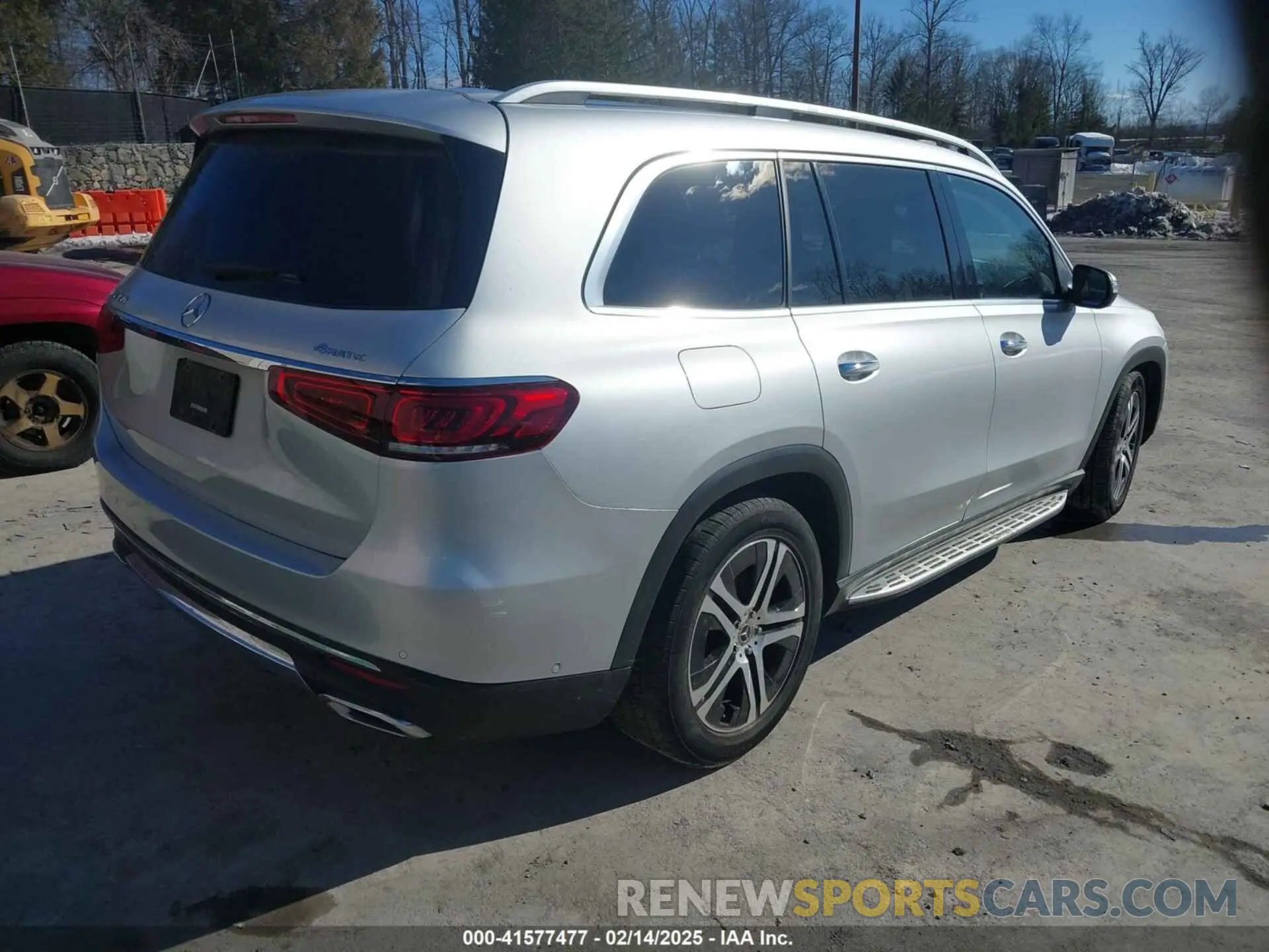 4 fotografías del automóvil dañado 4JGFF5KE7LA187357 MERCEDES-BENZ GLS 450 2020