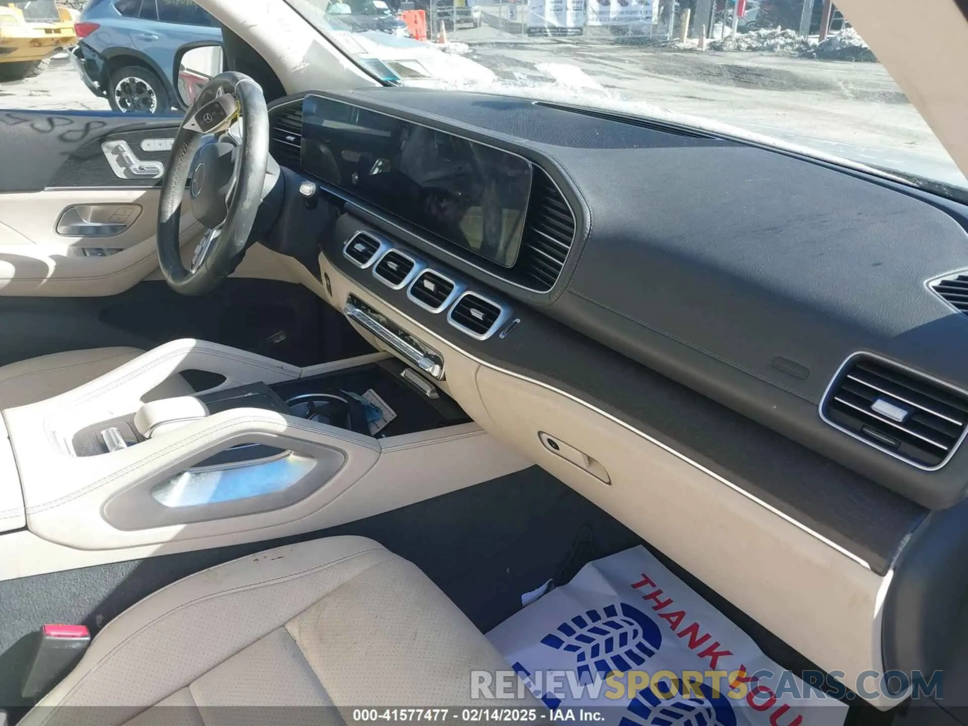 5 fotografías del automóvil dañado 4JGFF5KE7LA187357 MERCEDES-BENZ GLS 450 2020