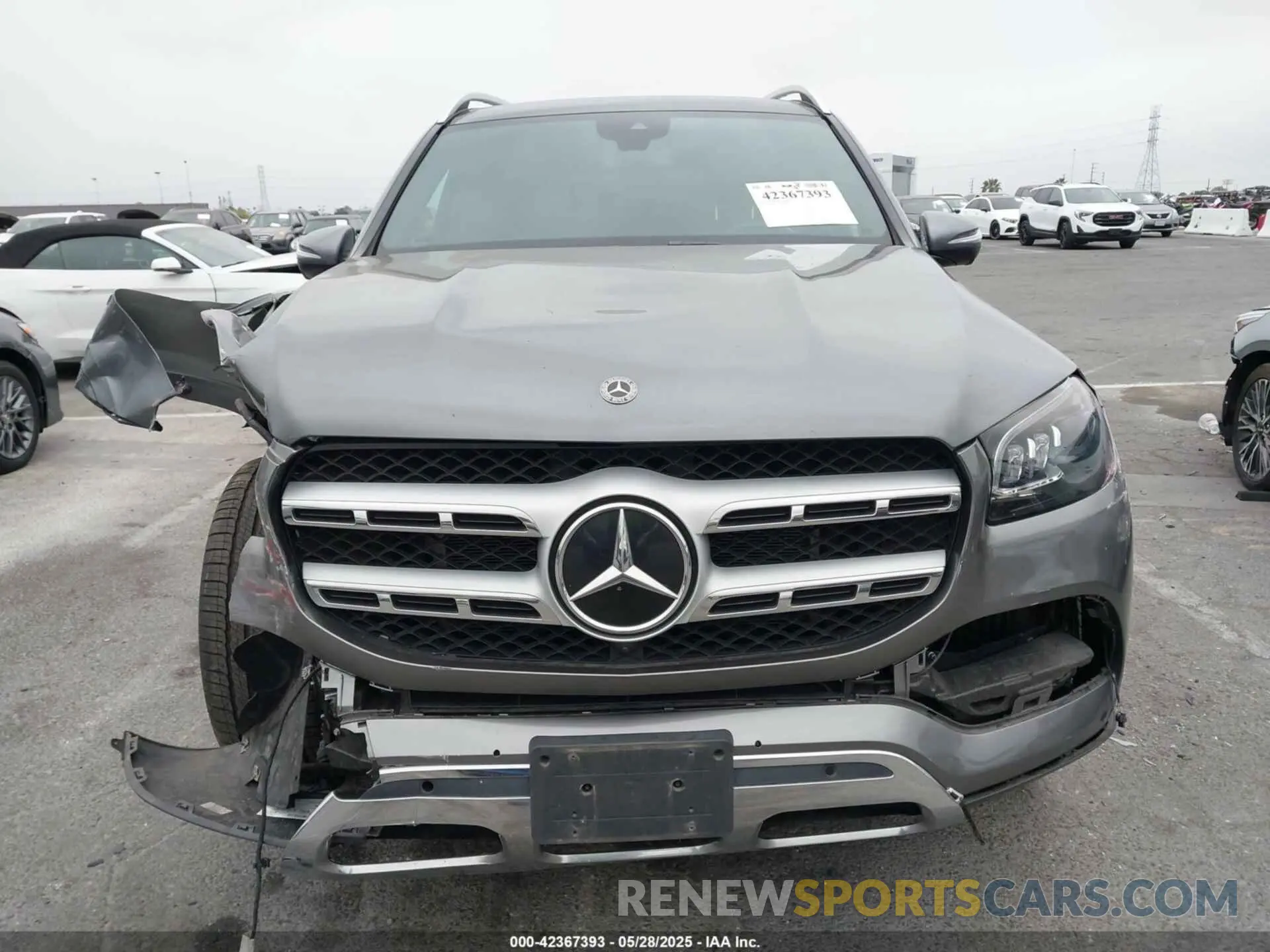 13 fotografías del automóvil dañado 4JGFF5KE9LA282289 MERCEDES-BENZ GLS 450 2020