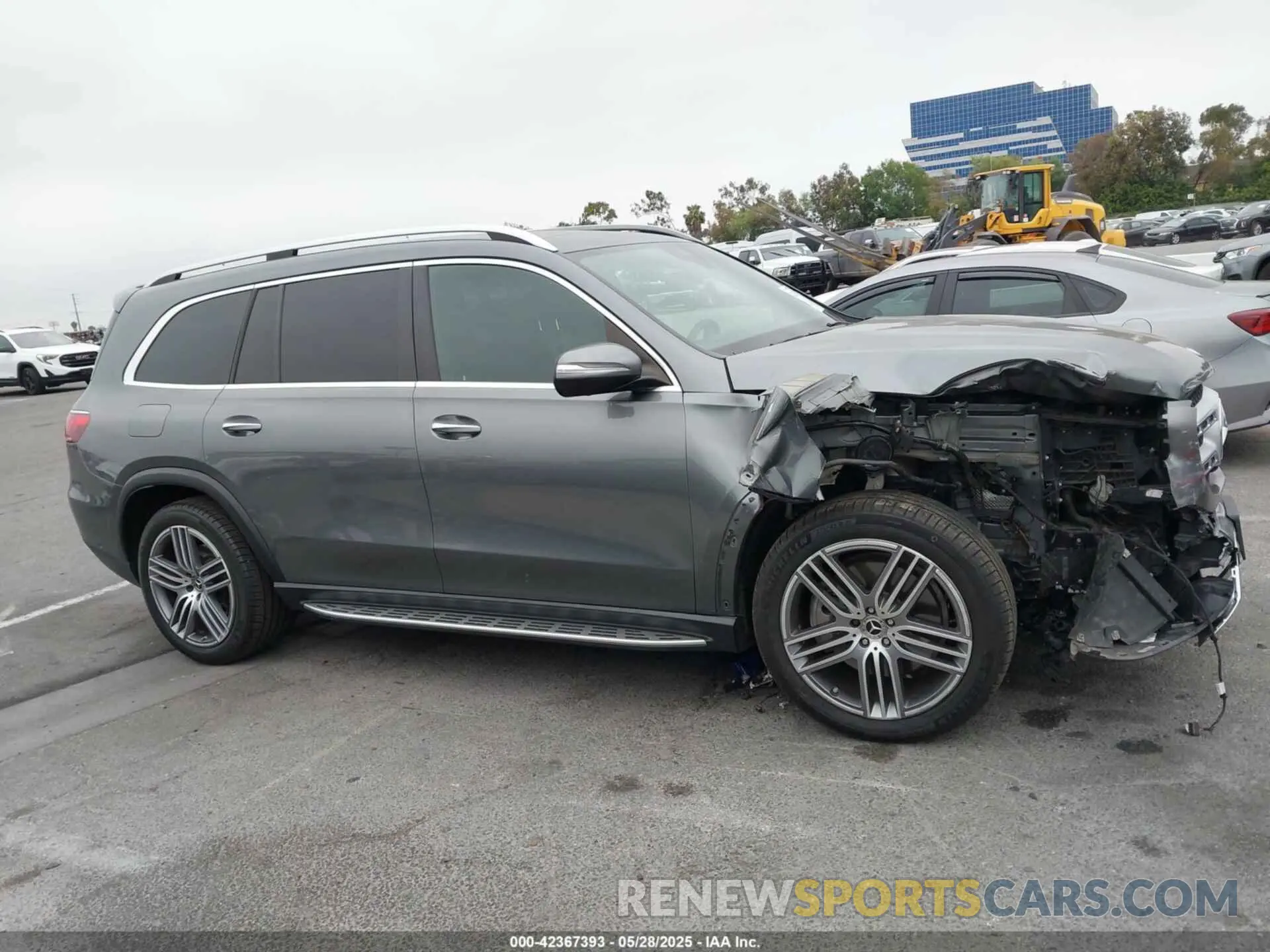 14 fotografías del automóvil dañado 4JGFF5KE9LA282289 MERCEDES-BENZ GLS 450 2020