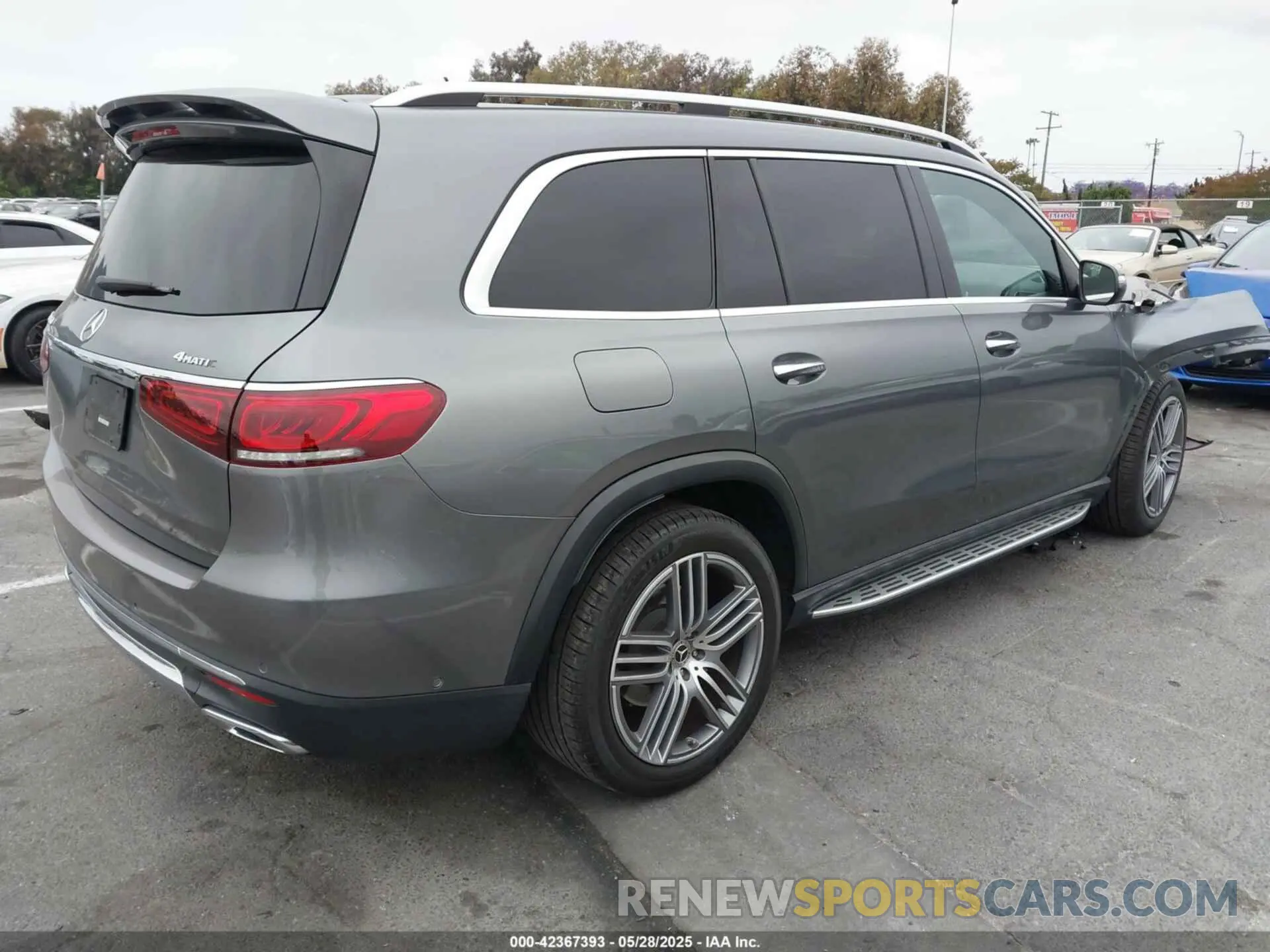 4 fotografías del automóvil dañado 4JGFF5KE9LA282289 MERCEDES-BENZ GLS 450 2020