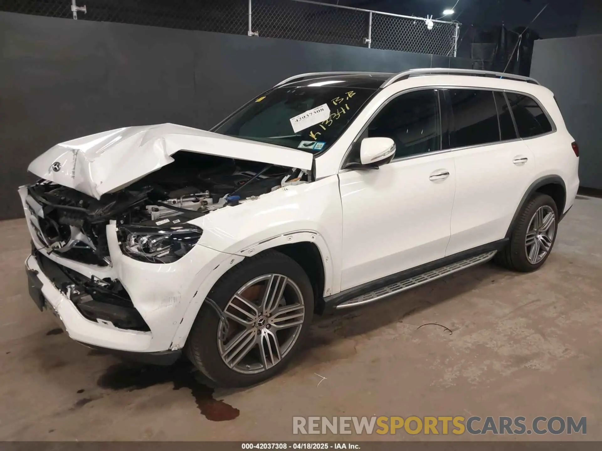 2 fotografías del automóvil dañado 4JGFF5KE3MA399786 MERCEDES-BENZ GLS 450 2021