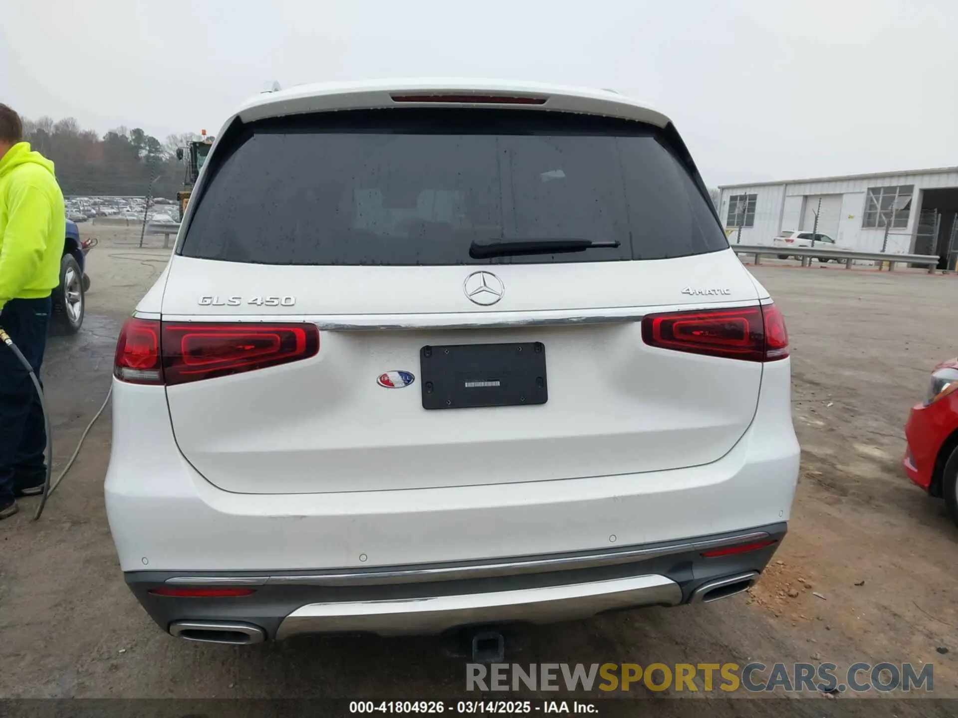 15 fotografías del automóvil dañado 4JGFF5KE4MA527615 MERCEDES-BENZ GLS 450 2021