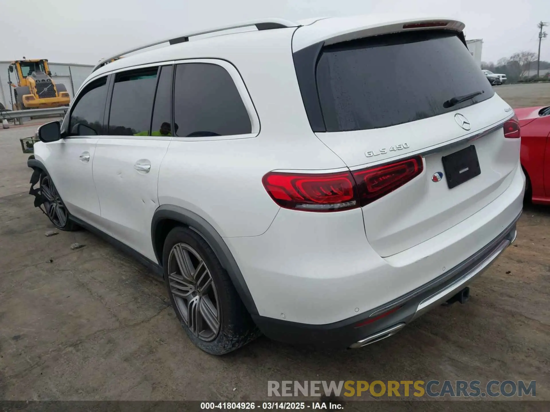 3 fotografías del automóvil dañado 4JGFF5KE4MA527615 MERCEDES-BENZ GLS 450 2021