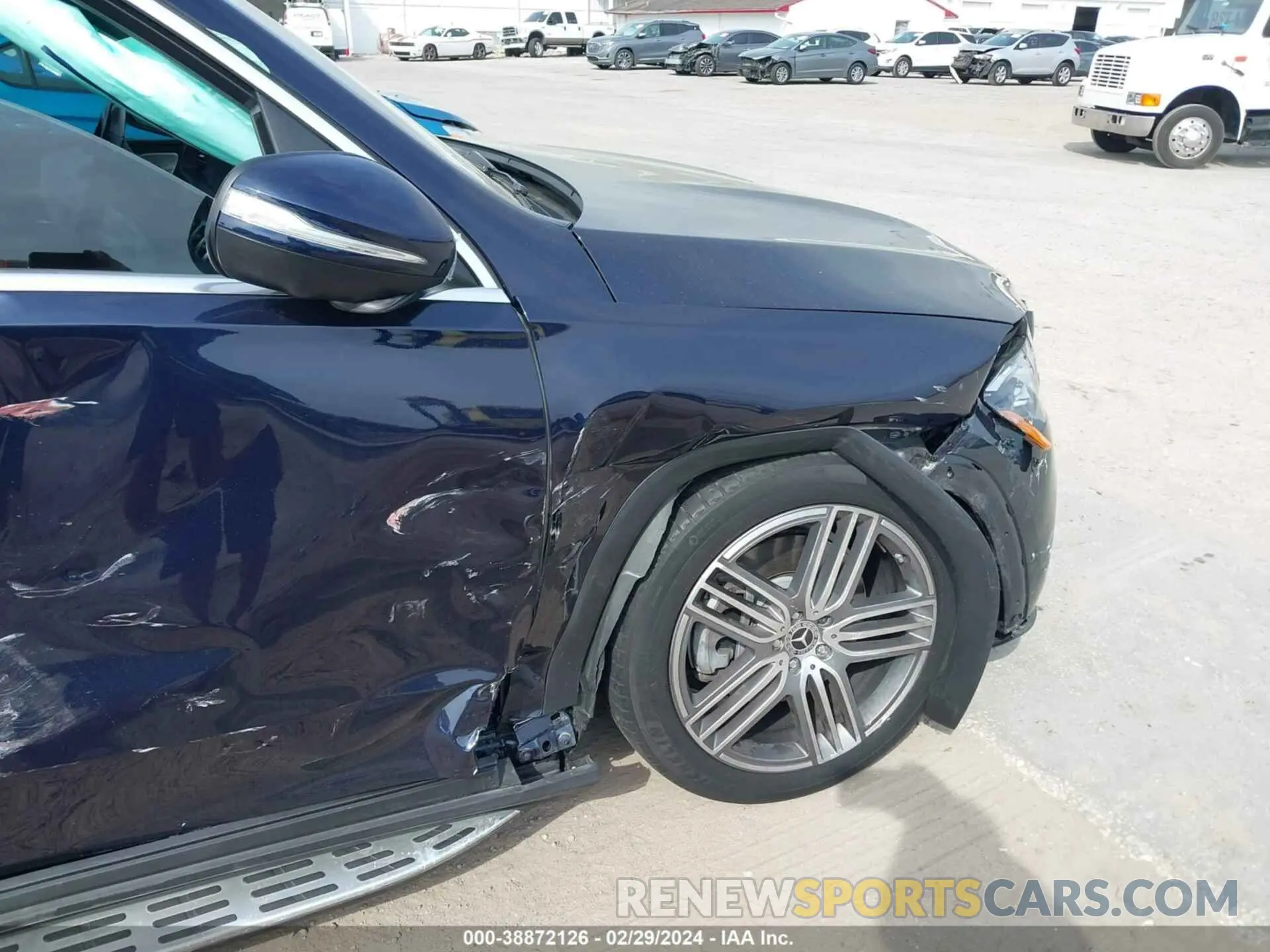 17 fotografías del automóvil dañado 4JGFF5KE5MA454397 MERCEDES-BENZ GLS 450 2021