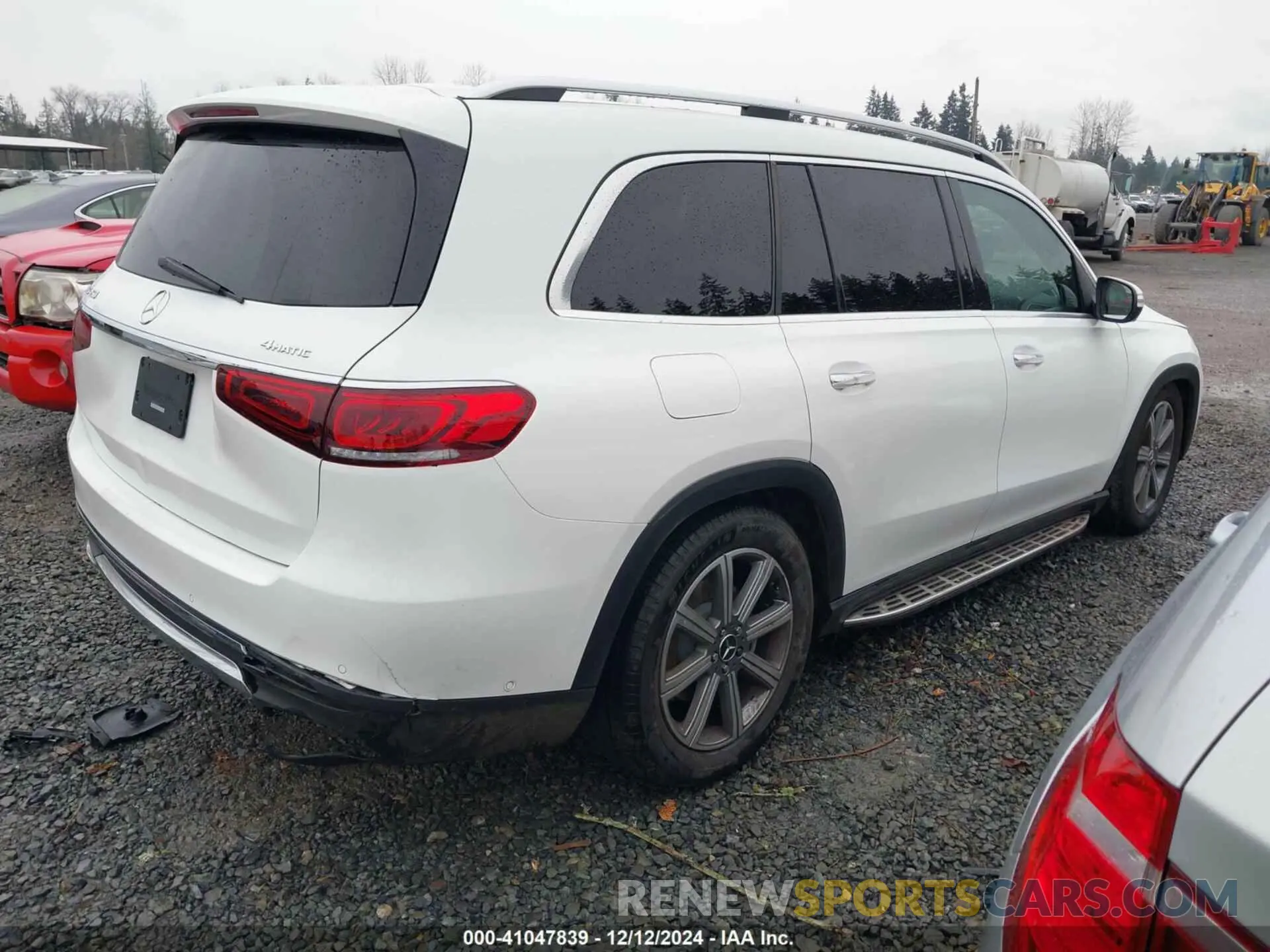 4 fotografías del automóvil dañado 4JGFF5KE6MA396218 MERCEDES-BENZ GLS 450 2021