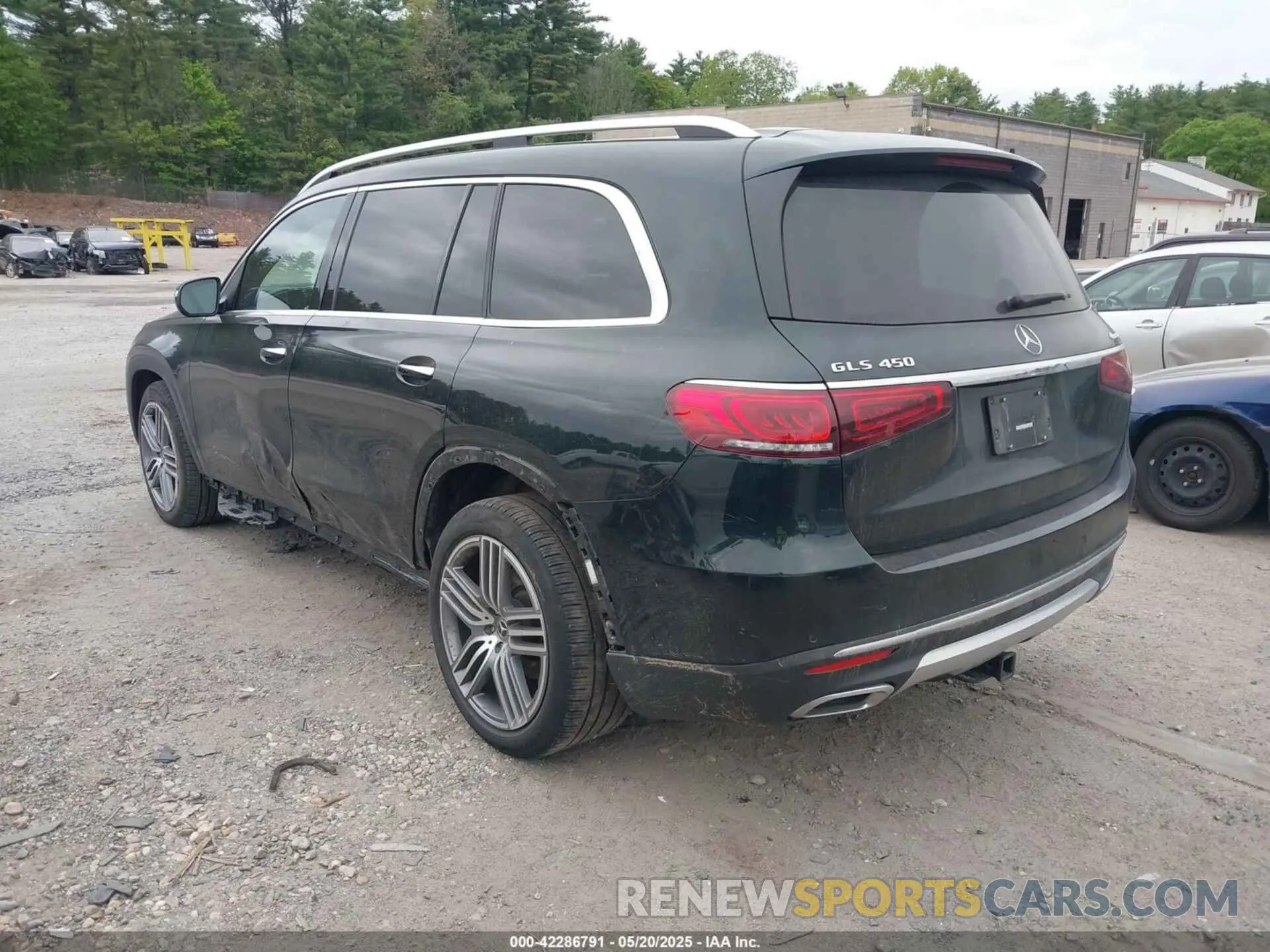 3 fotografías del automóvil dañado 4JGFF5KE6MA534582 MERCEDES-BENZ GLS 450 2021