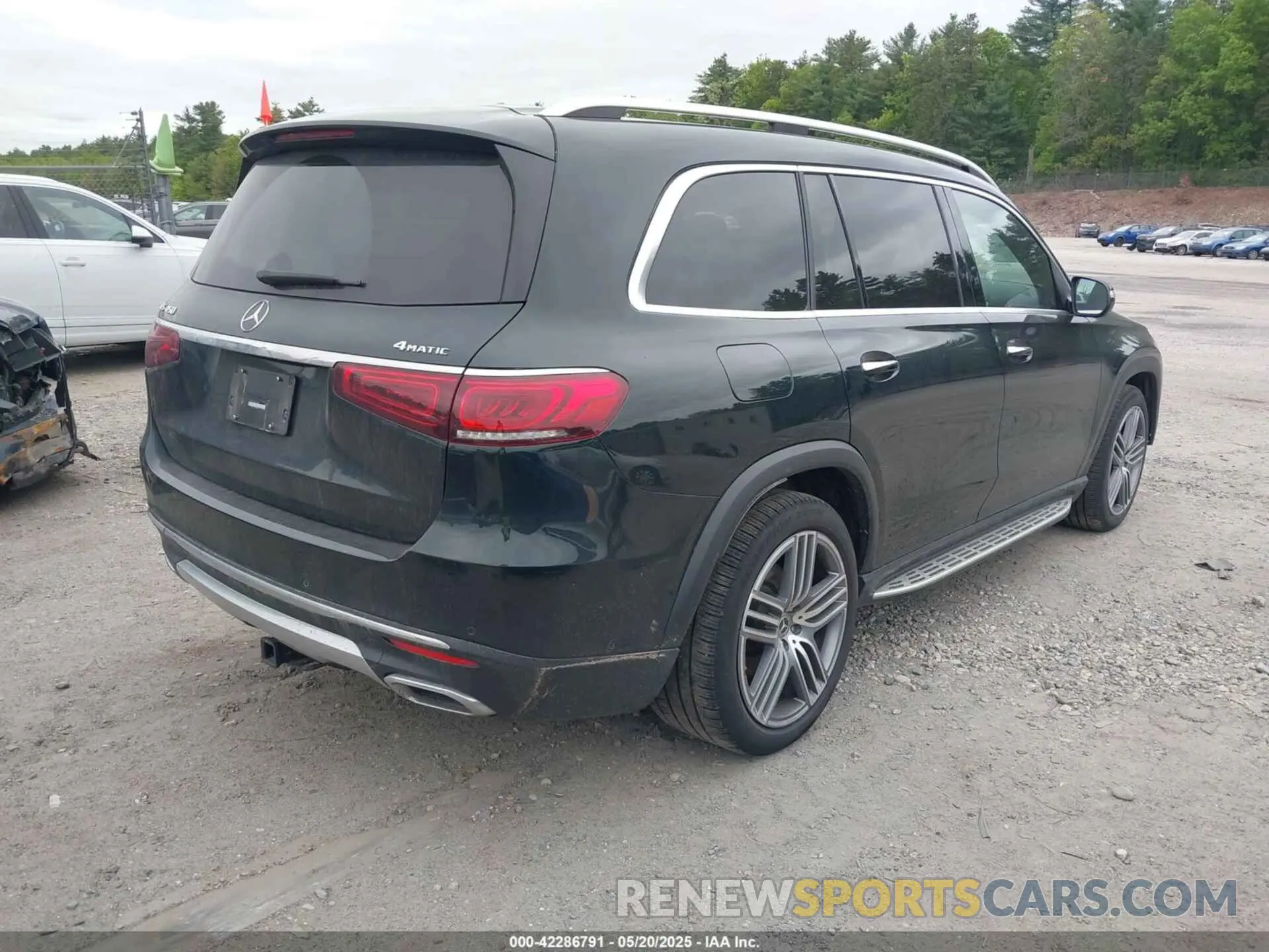 4 fotografías del automóvil dañado 4JGFF5KE6MA534582 MERCEDES-BENZ GLS 450 2021