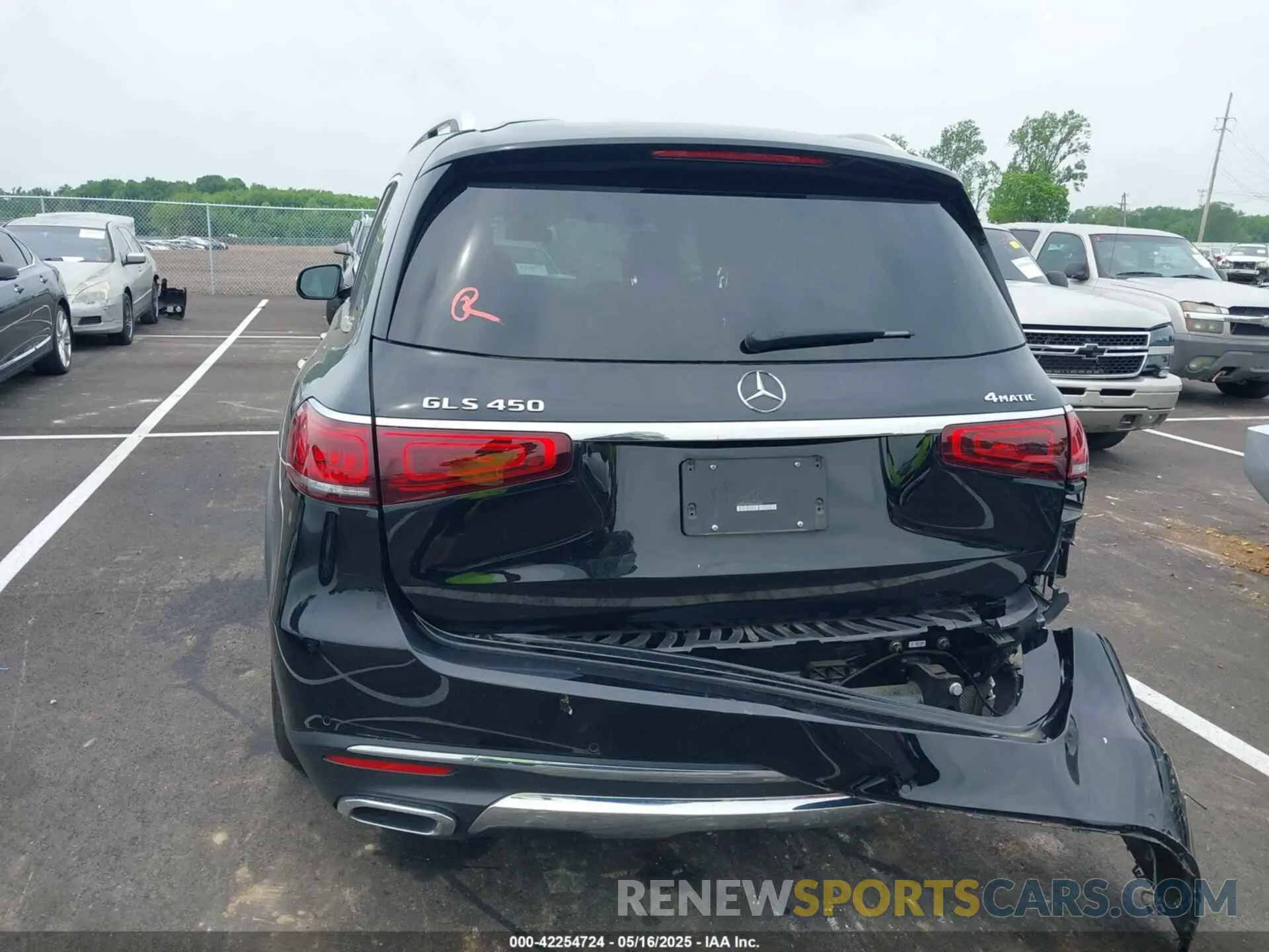 16 fotografías del automóvil dañado 4JGFF5KE7MA424253 MERCEDES-BENZ GLS 450 2021