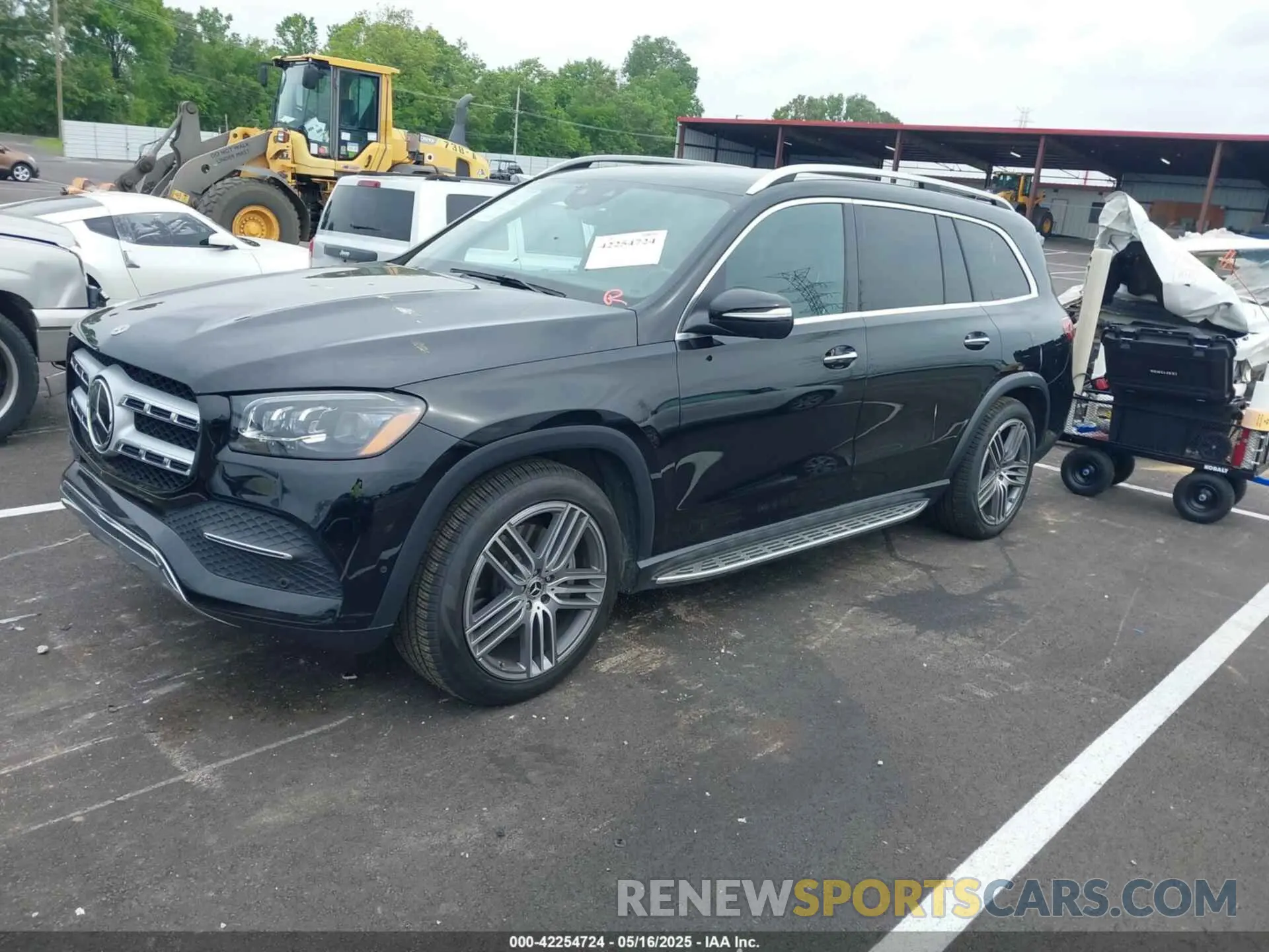 2 fotografías del automóvil dañado 4JGFF5KE7MA424253 MERCEDES-BENZ GLS 450 2021