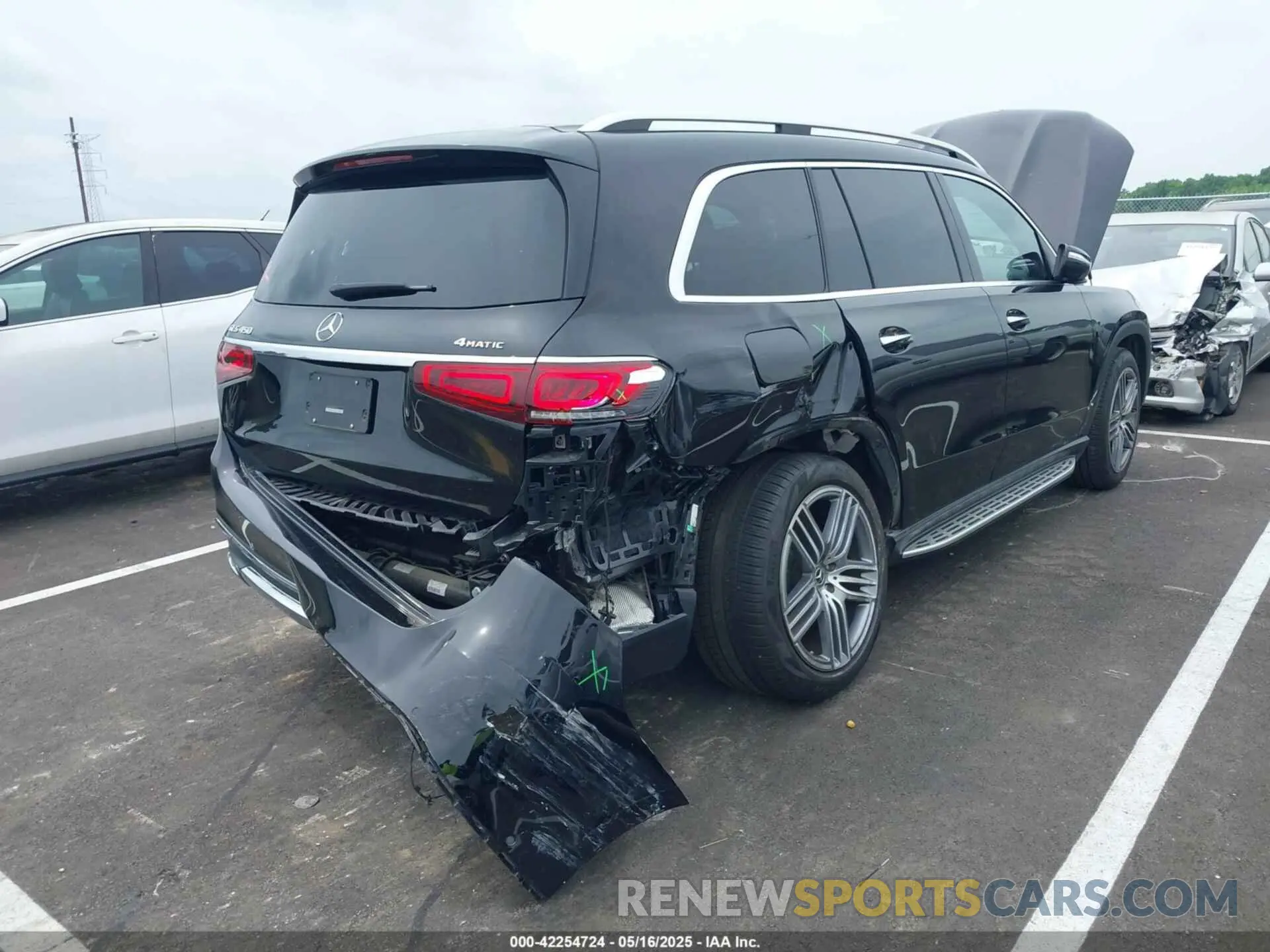 6 fotografías del automóvil dañado 4JGFF5KE7MA424253 MERCEDES-BENZ GLS 450 2021