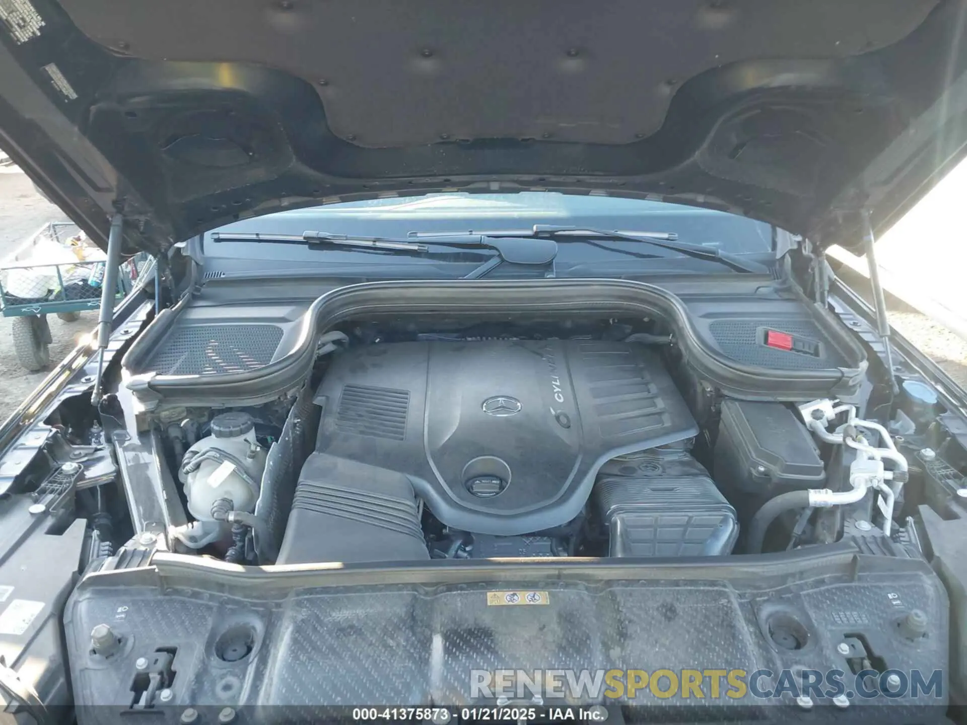 10 fotografías del automóvil dañado 4JGFF5KE7MA431784 MERCEDES-BENZ GLS 450 2021