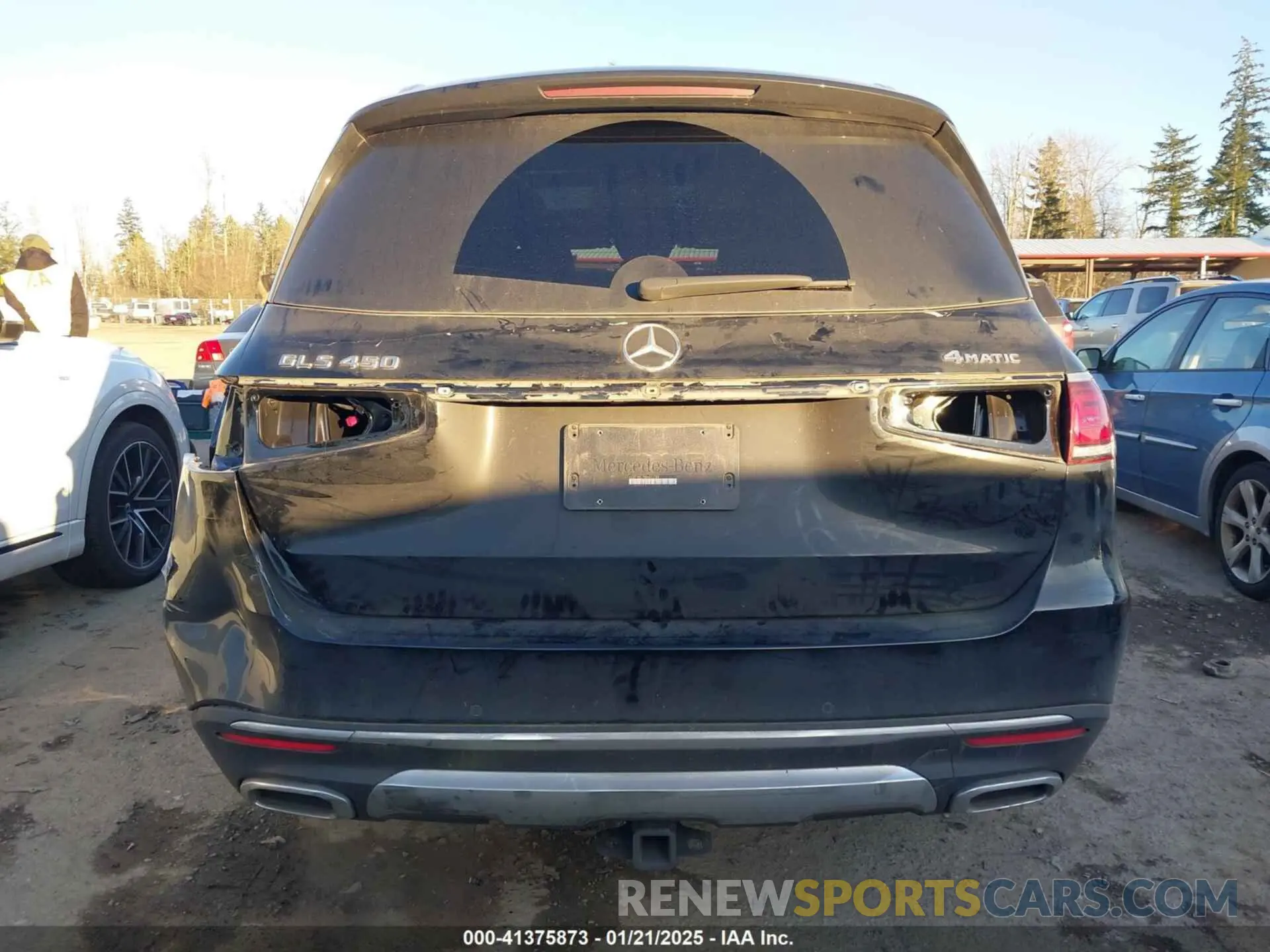17 fotografías del automóvil dañado 4JGFF5KE7MA431784 MERCEDES-BENZ GLS 450 2021