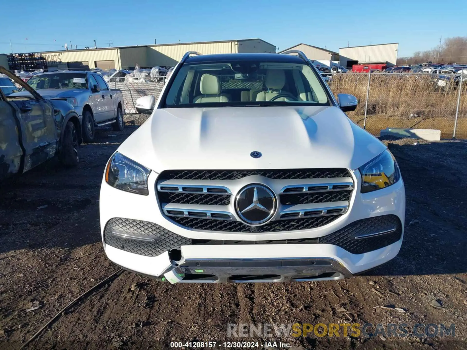 12 fotografías del automóvil dañado 4JGFF5KE8MA440929 MERCEDES-BENZ GLS 450 2021