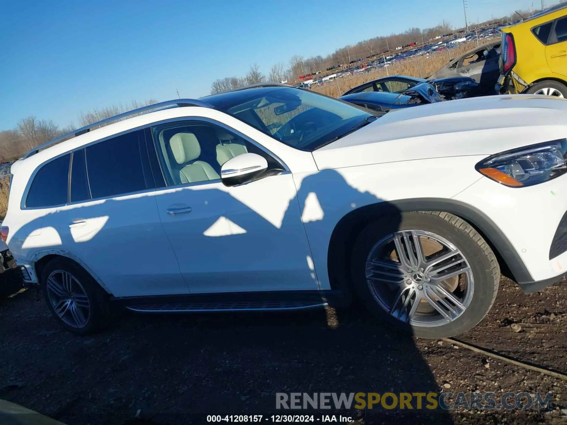 13 fotografías del automóvil dañado 4JGFF5KE8MA440929 MERCEDES-BENZ GLS 450 2021