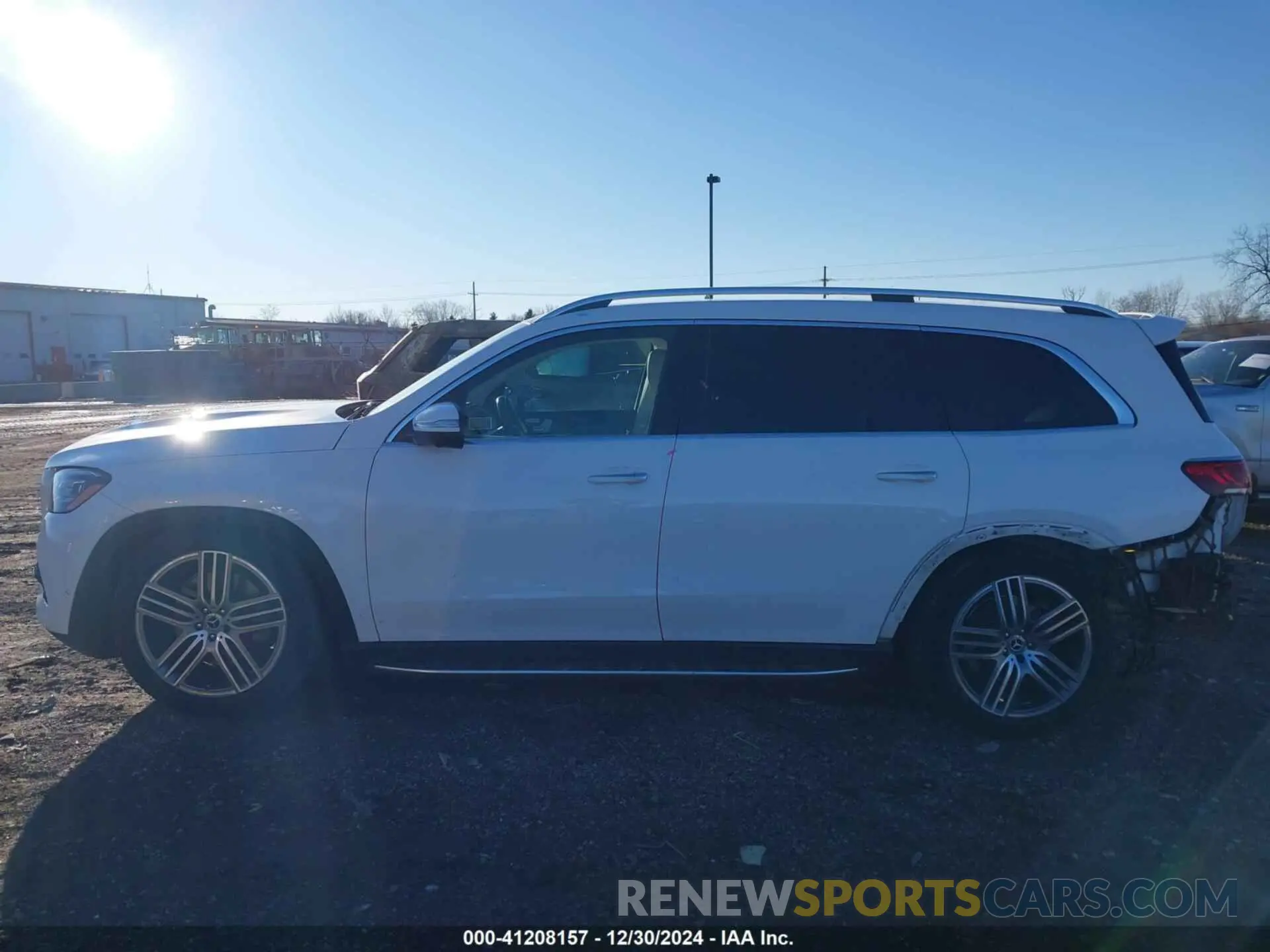 14 fotografías del automóvil dañado 4JGFF5KE8MA440929 MERCEDES-BENZ GLS 450 2021