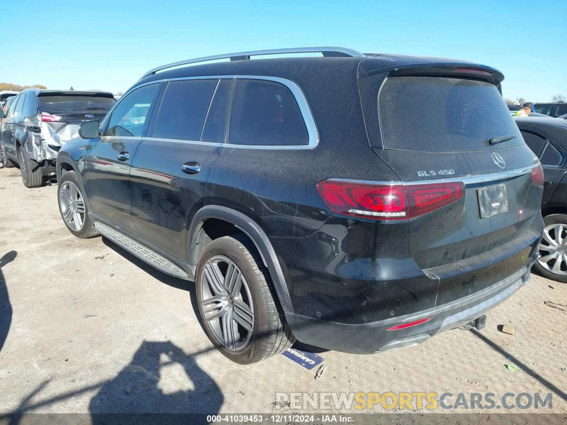 3 fotografías del automóvil dañado 4JGFF5KEXMA390549 MERCEDES-BENZ GLS 450 2021