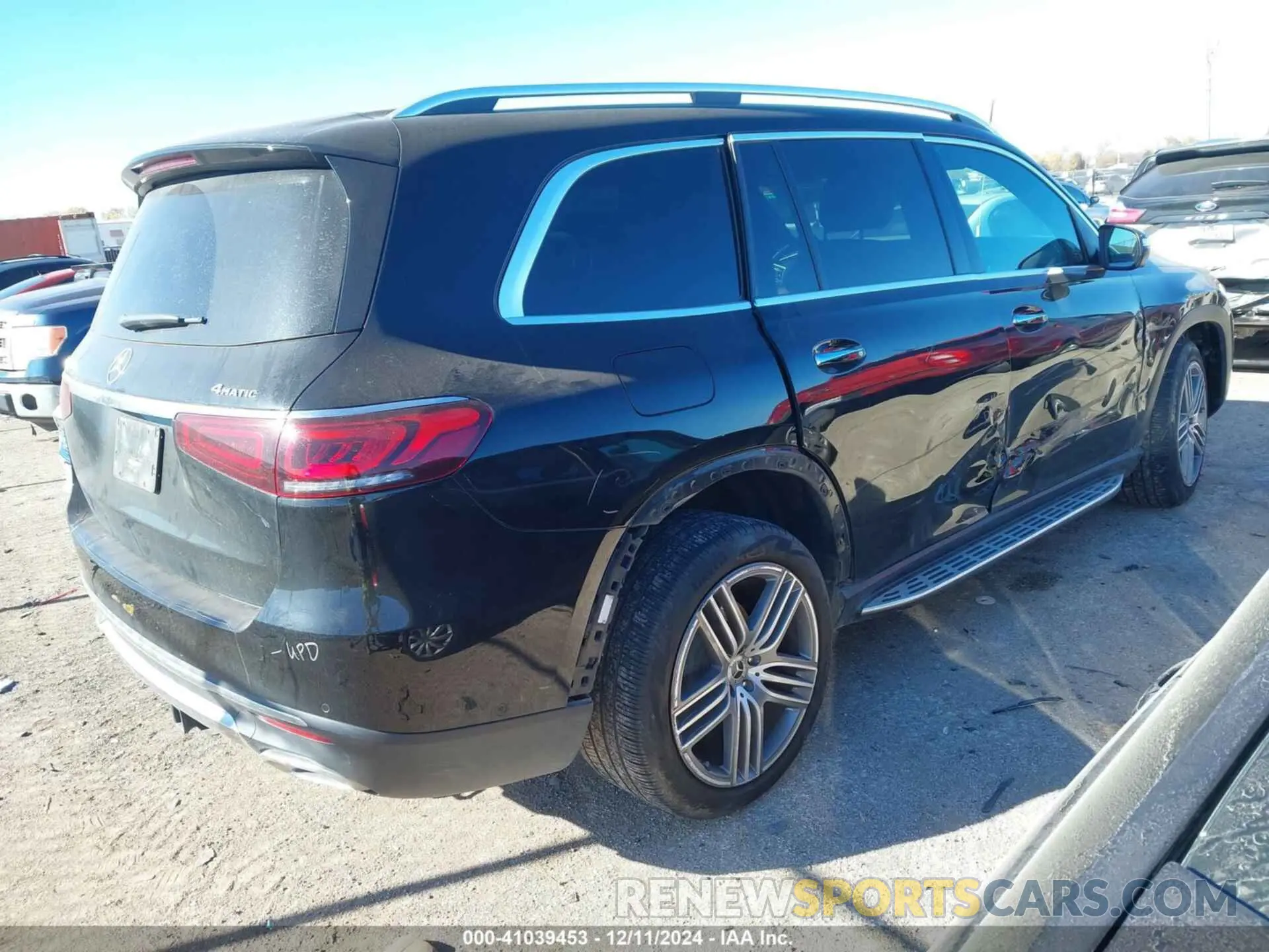 4 fotografías del automóvil dañado 4JGFF5KEXMA390549 MERCEDES-BENZ GLS 450 2021