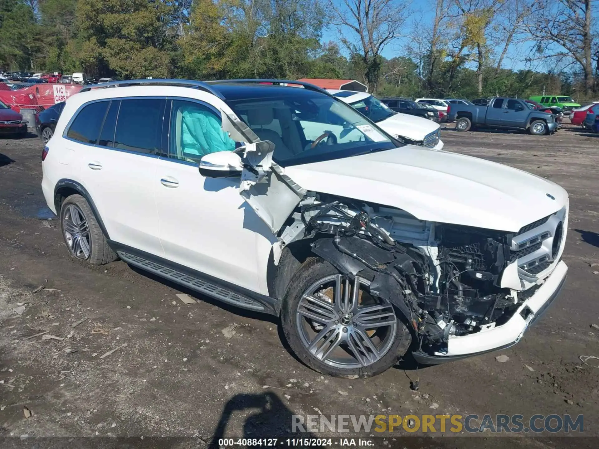 1 fotografías del automóvil dañado 4JGFF5KE0NA769237 MERCEDES-BENZ GLS 450 2022