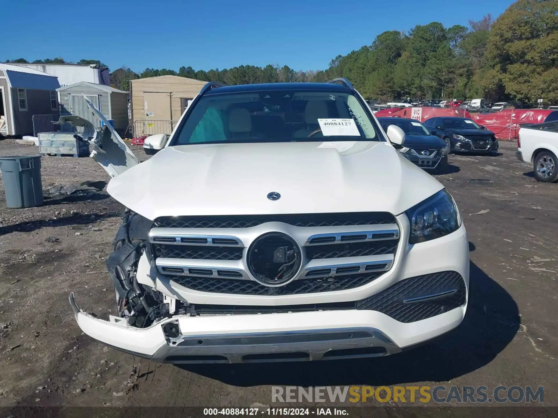 12 fotografías del automóvil dañado 4JGFF5KE0NA769237 MERCEDES-BENZ GLS 450 2022