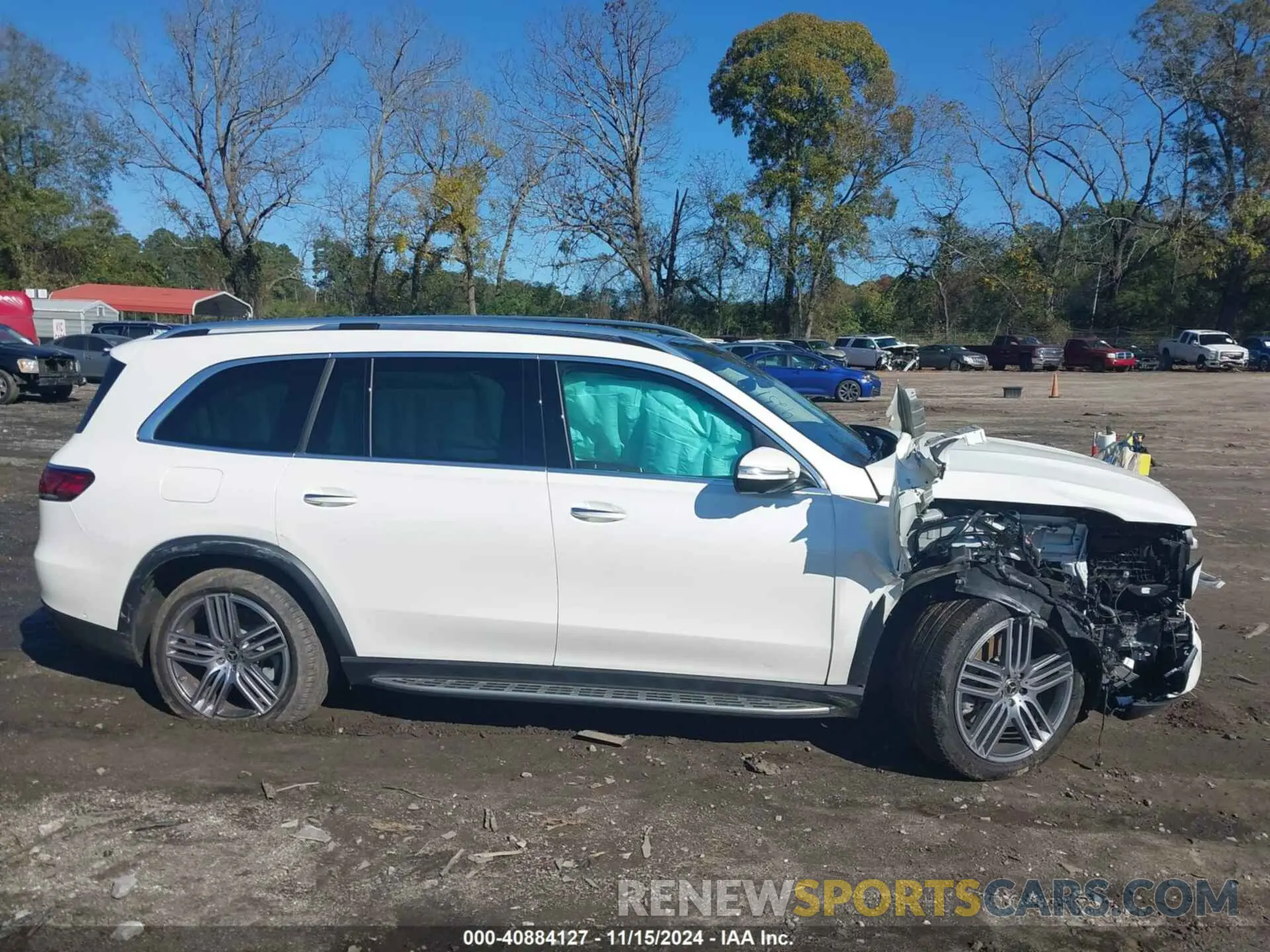 13 fotografías del automóvil dañado 4JGFF5KE0NA769237 MERCEDES-BENZ GLS 450 2022