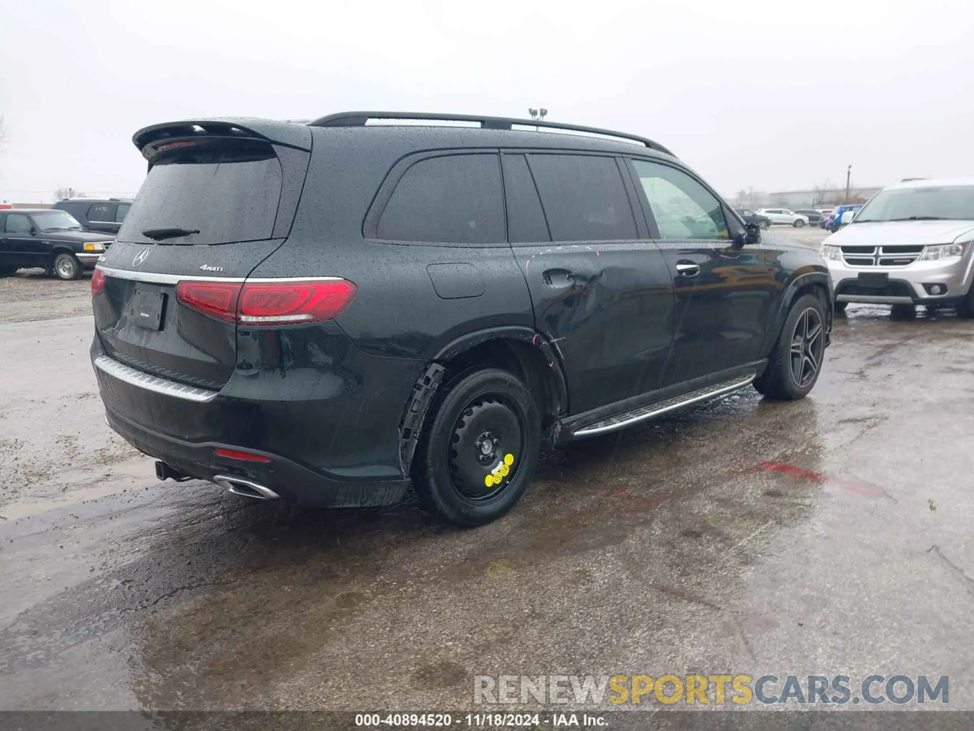 4 fotografías del automóvil dañado 4JGFF5KE4NA636478 MERCEDES-BENZ GLS 450 2022
