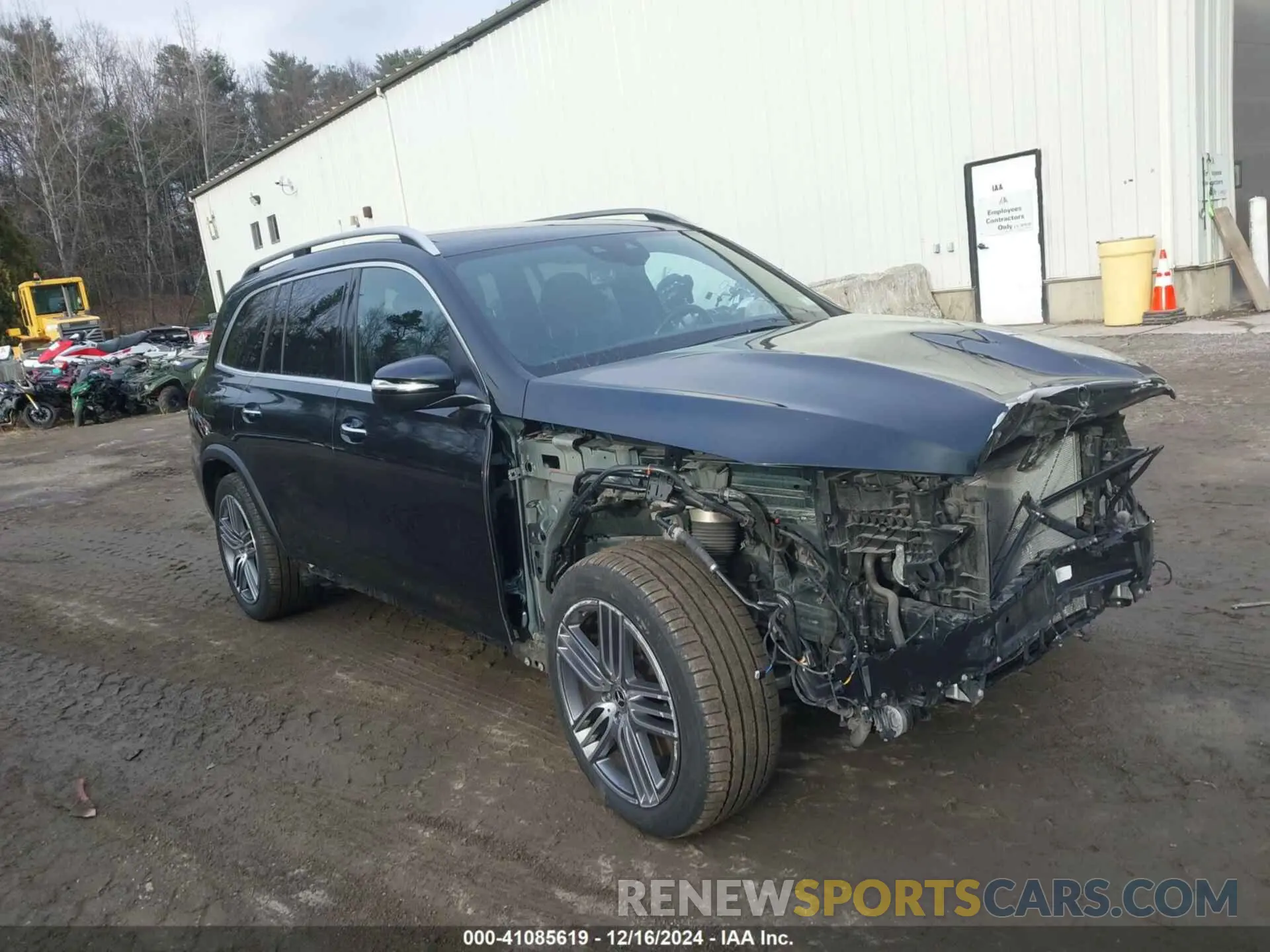 1 fotografías del automóvil dañado 4JGFF5KE6NA730569 MERCEDES-BENZ GLS 450 2022