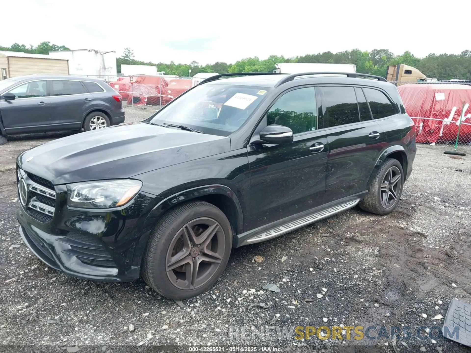 2 fotografías del automóvil dañado 4JGFF5KEXNA735791 MERCEDES-BENZ GLS 450 2022