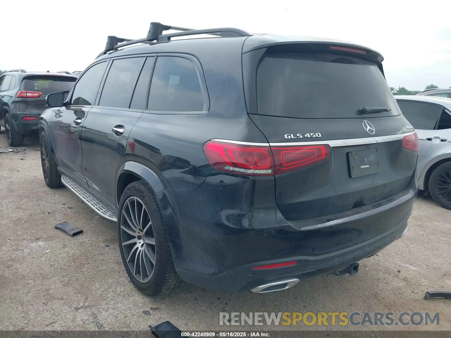 3 fotografías del automóvil dañado 4JGFF5KE6PA936445 MERCEDES-BENZ GLS 450 2023