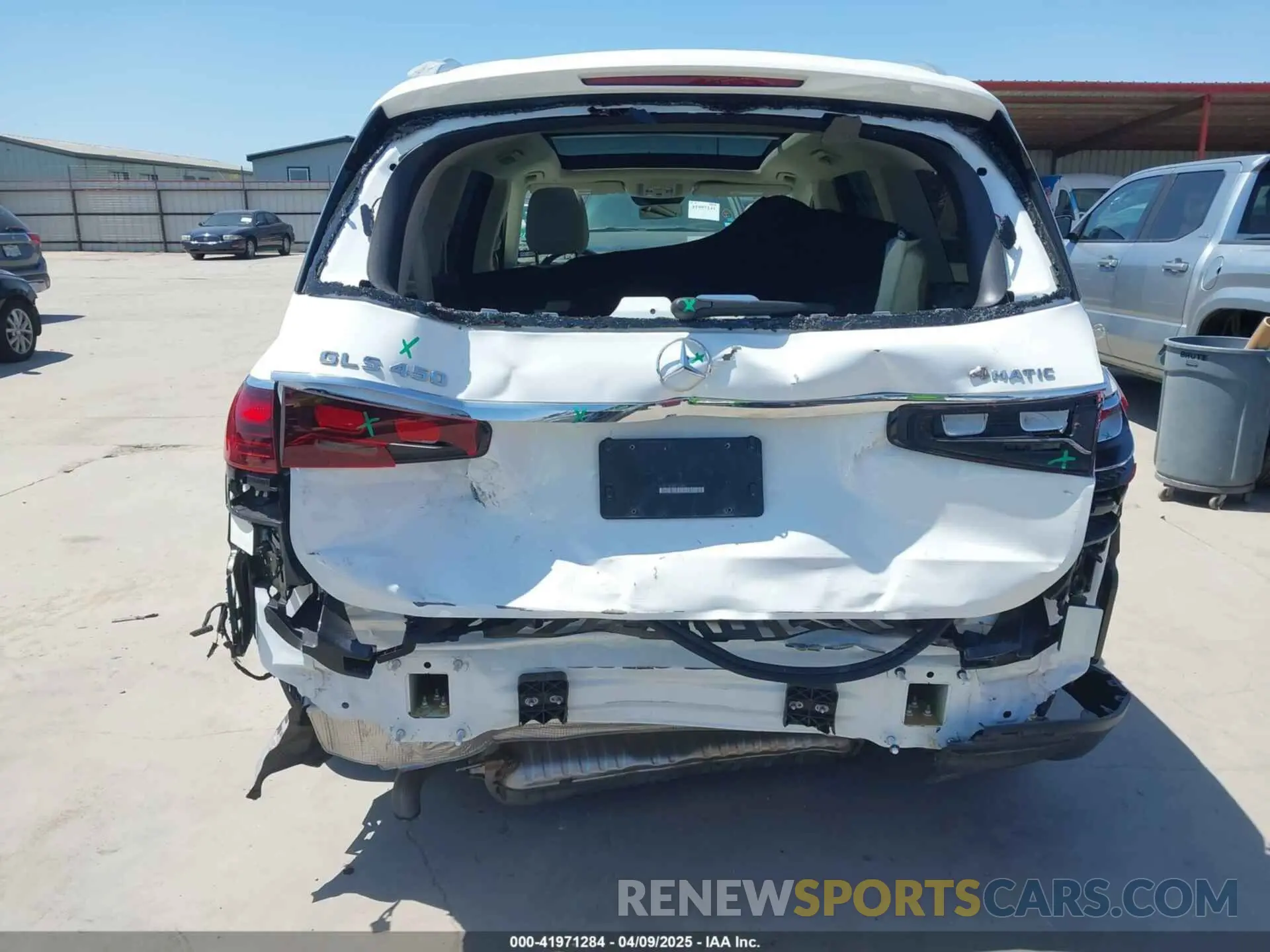 6 fotografías del automóvil dañado 4JGFF5KE2RB133841 MERCEDES-BENZ GLS 450 2024