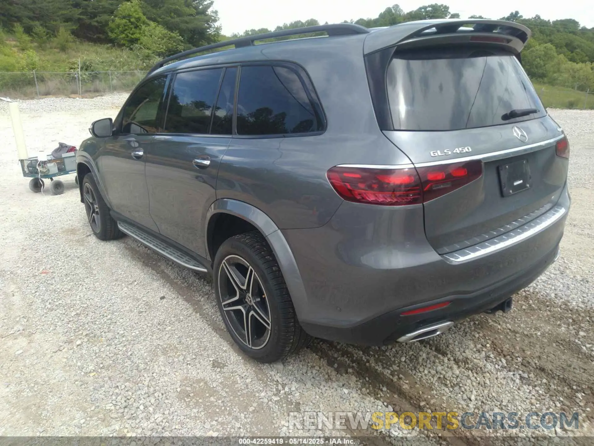 3 fotografías del automóvil dañado 4JGFF5KE3RB086948 MERCEDES-BENZ GLS 450 2024