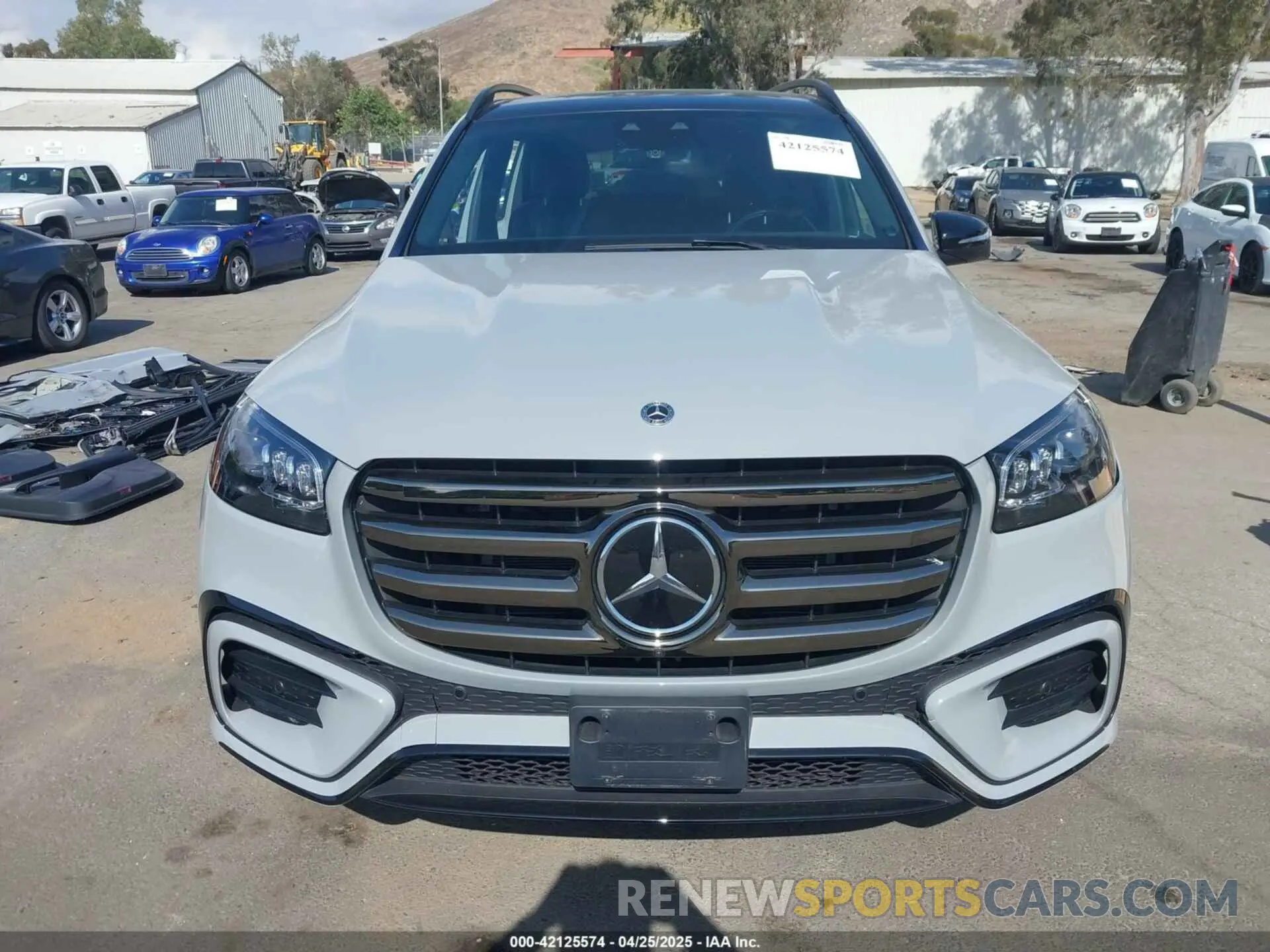 13 fotografías del automóvil dañado 4JGFF5KE3RB117003 MERCEDES-BENZ GLS 450 2024