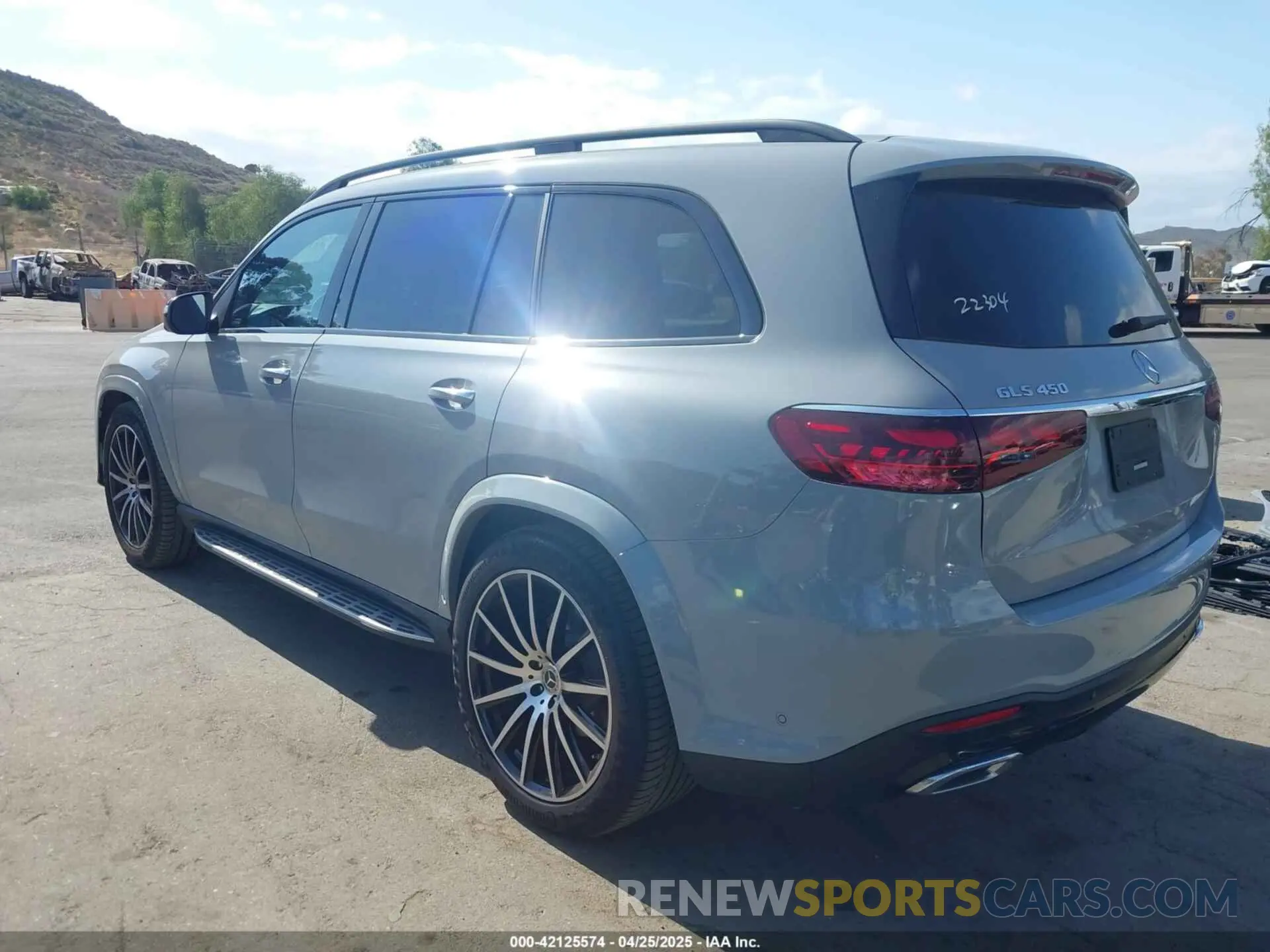 3 fotografías del automóvil dañado 4JGFF5KE3RB117003 MERCEDES-BENZ GLS 450 2024