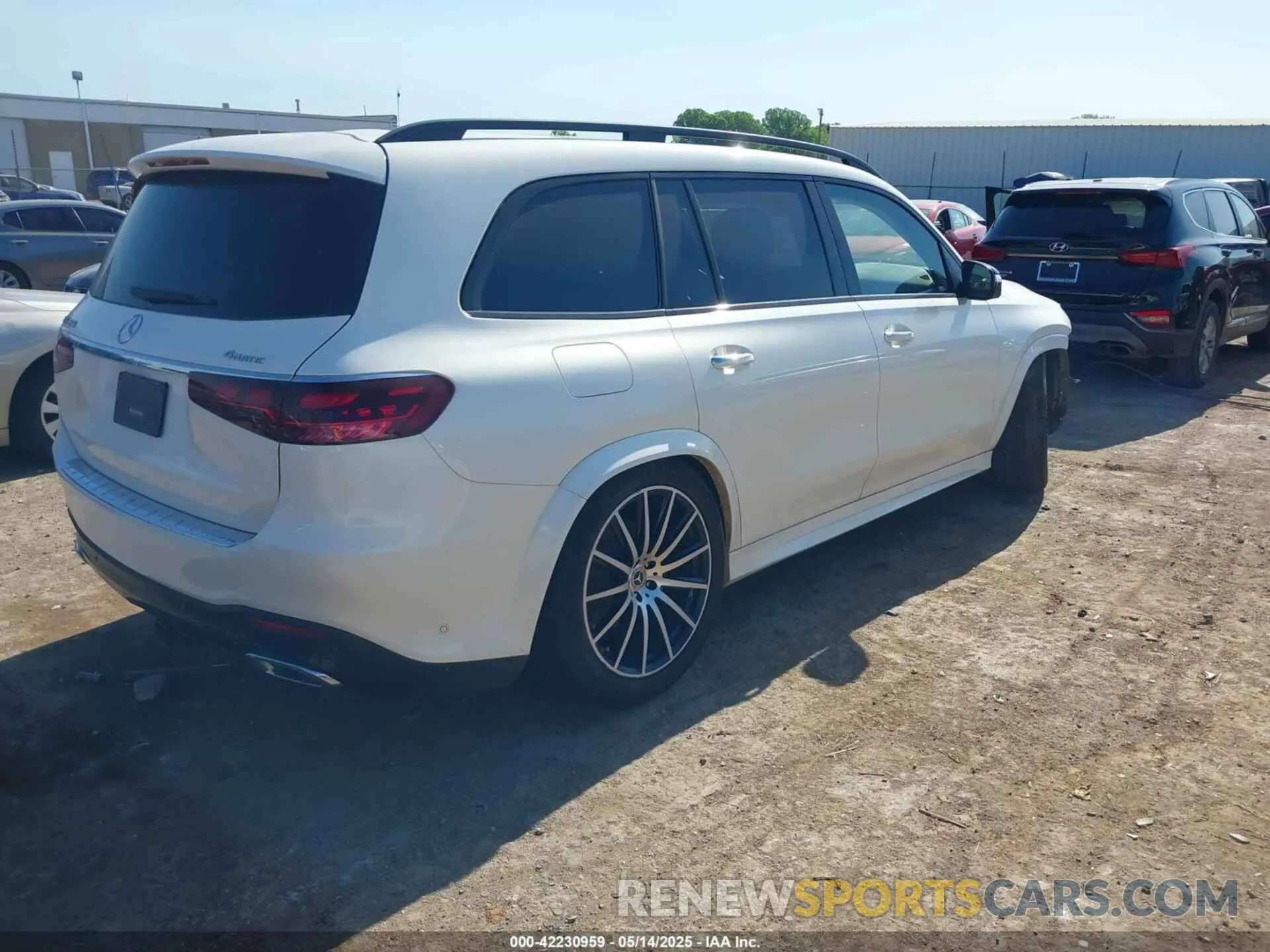 4 fotografías del automóvil dañado 4JGFF5KE7RB112158 MERCEDES-BENZ GLS 450 2024