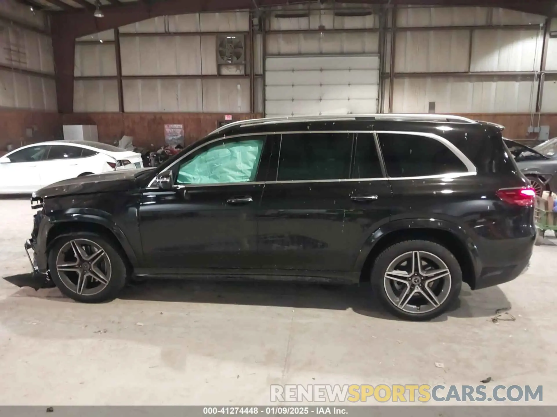 14 fotografías del automóvil dañado 4JGFF5KE7RB223406 MERCEDES-BENZ GLS 450 2024