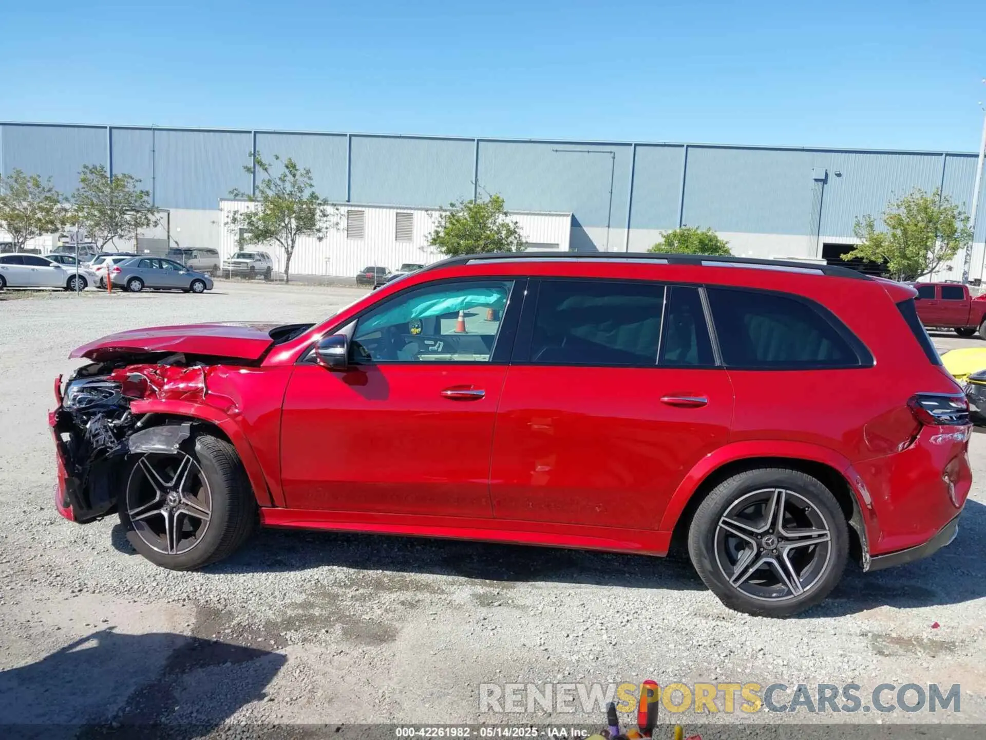14 fotografías del automóvil dañado 4JGFF5KE5SB277759 MERCEDES-BENZ GLS 450 2025