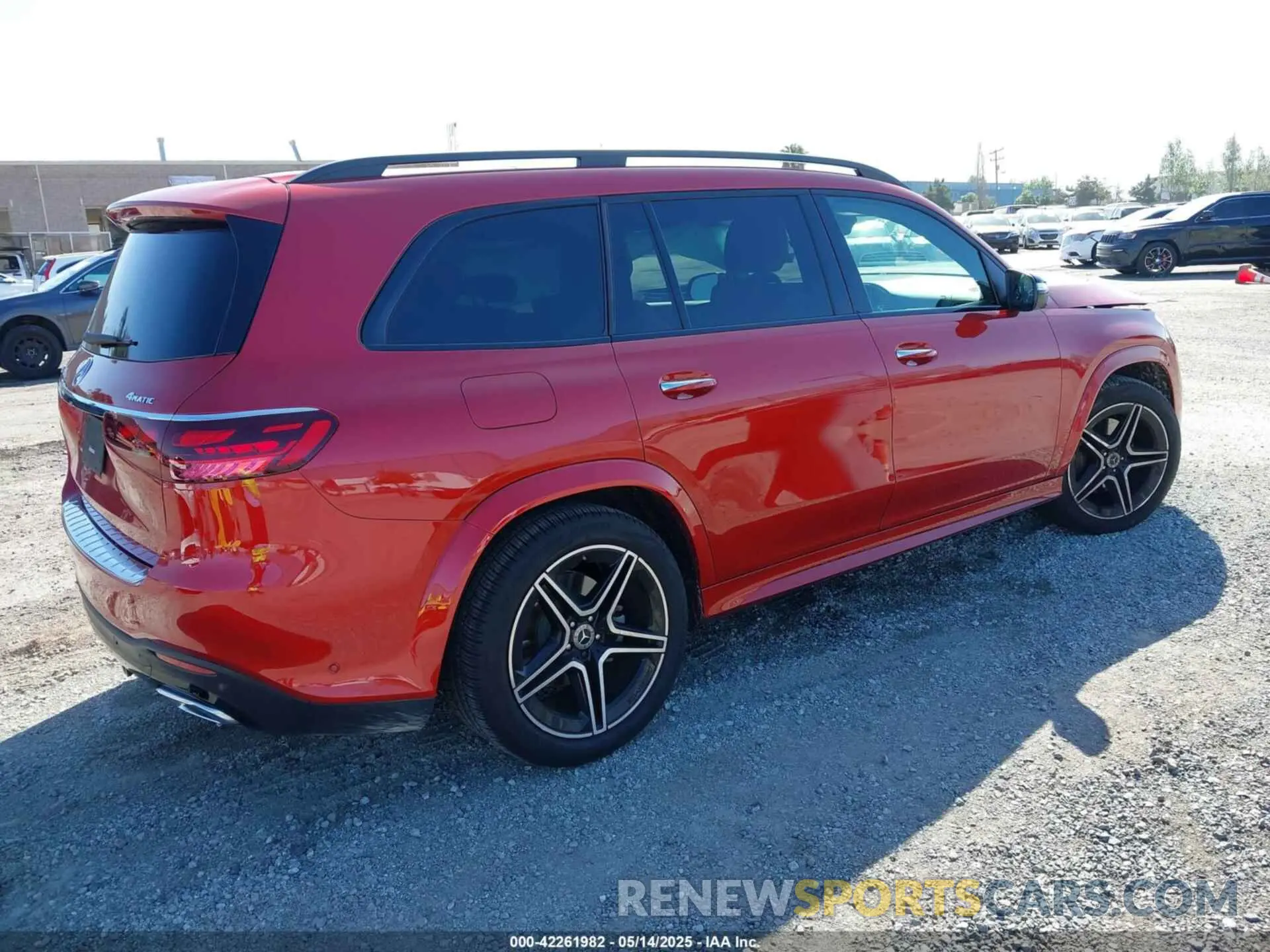 4 fotografías del automóvil dañado 4JGFF5KE5SB277759 MERCEDES-BENZ GLS 450 2025