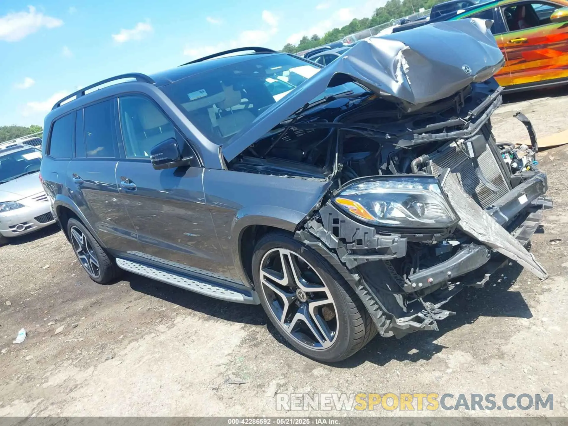 1 fotografías del automóvil dañado 4JGDF7DE4KB235003 MERCEDES-BENZ GLS 550 2019