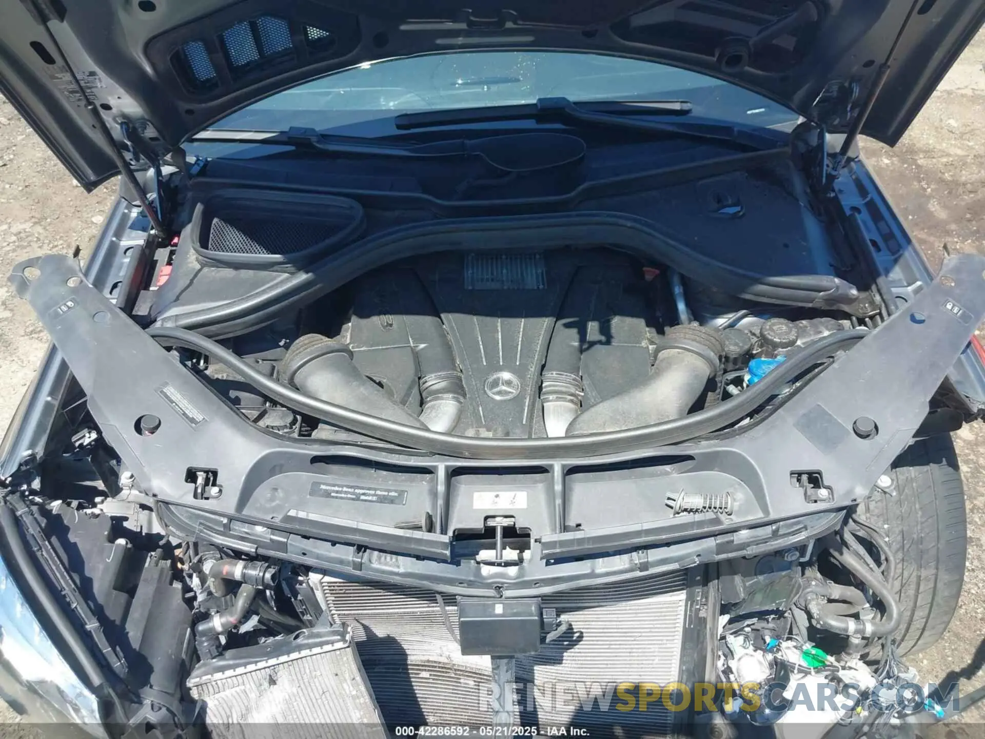 10 fotografías del automóvil dañado 4JGDF7DE4KB235003 MERCEDES-BENZ GLS 550 2019