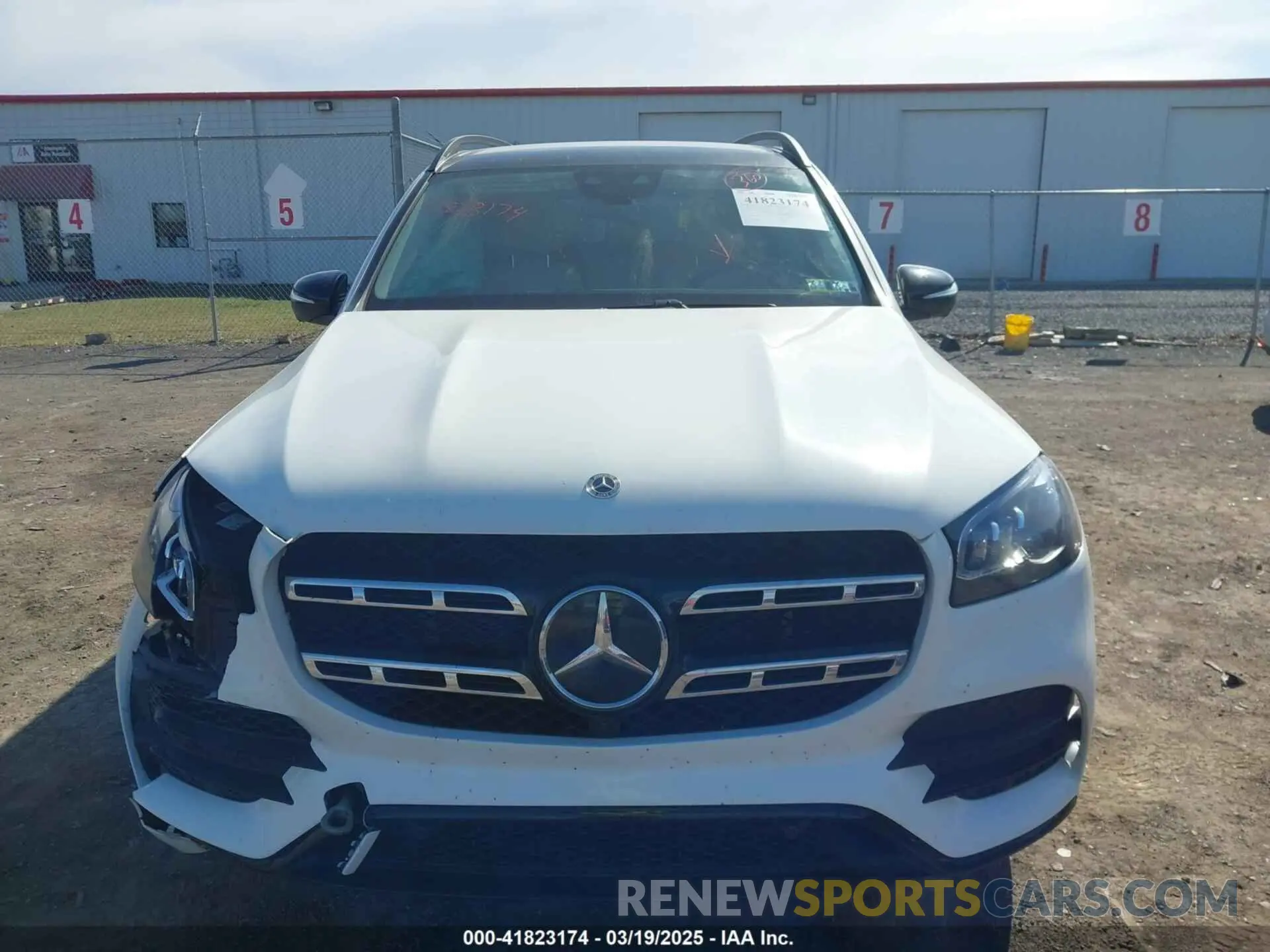12 fotografías del automóvil dañado 4JGFF8GE9MA566937 MERCEDES-BENZ GLS 580 2021