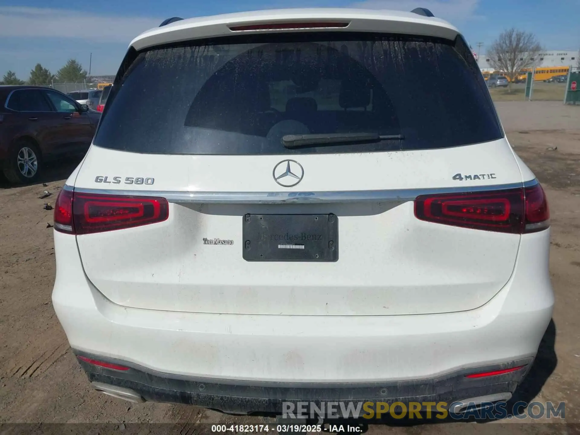 16 fotografías del automóvil dañado 4JGFF8GE9MA566937 MERCEDES-BENZ GLS 580 2021