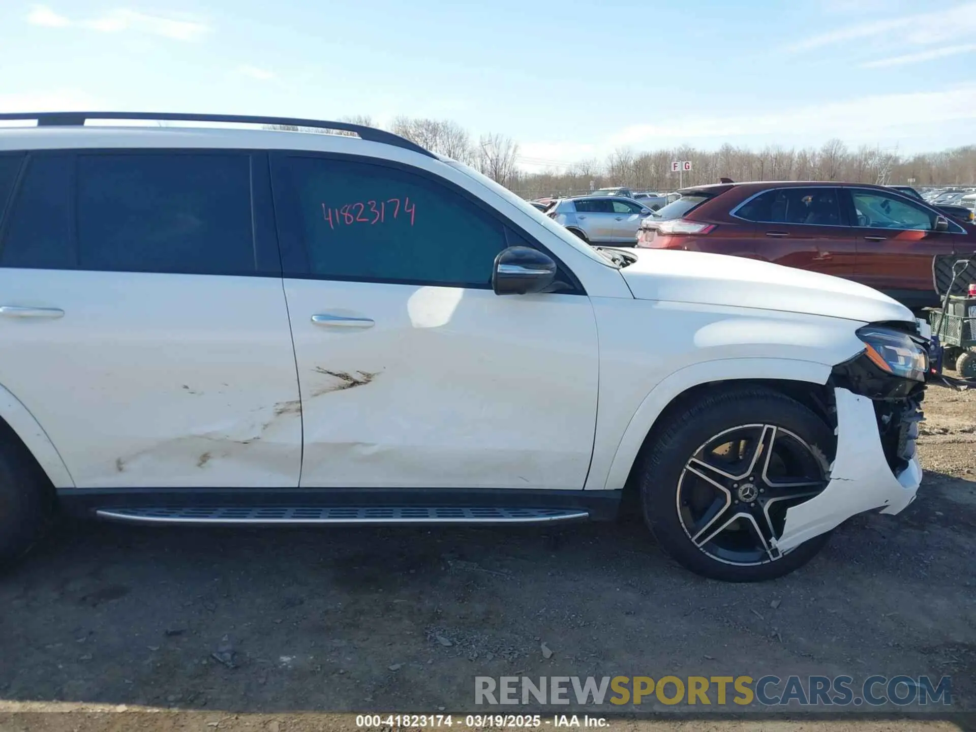 6 fotografías del automóvil dañado 4JGFF8GE9MA566937 MERCEDES-BENZ GLS 580 2021